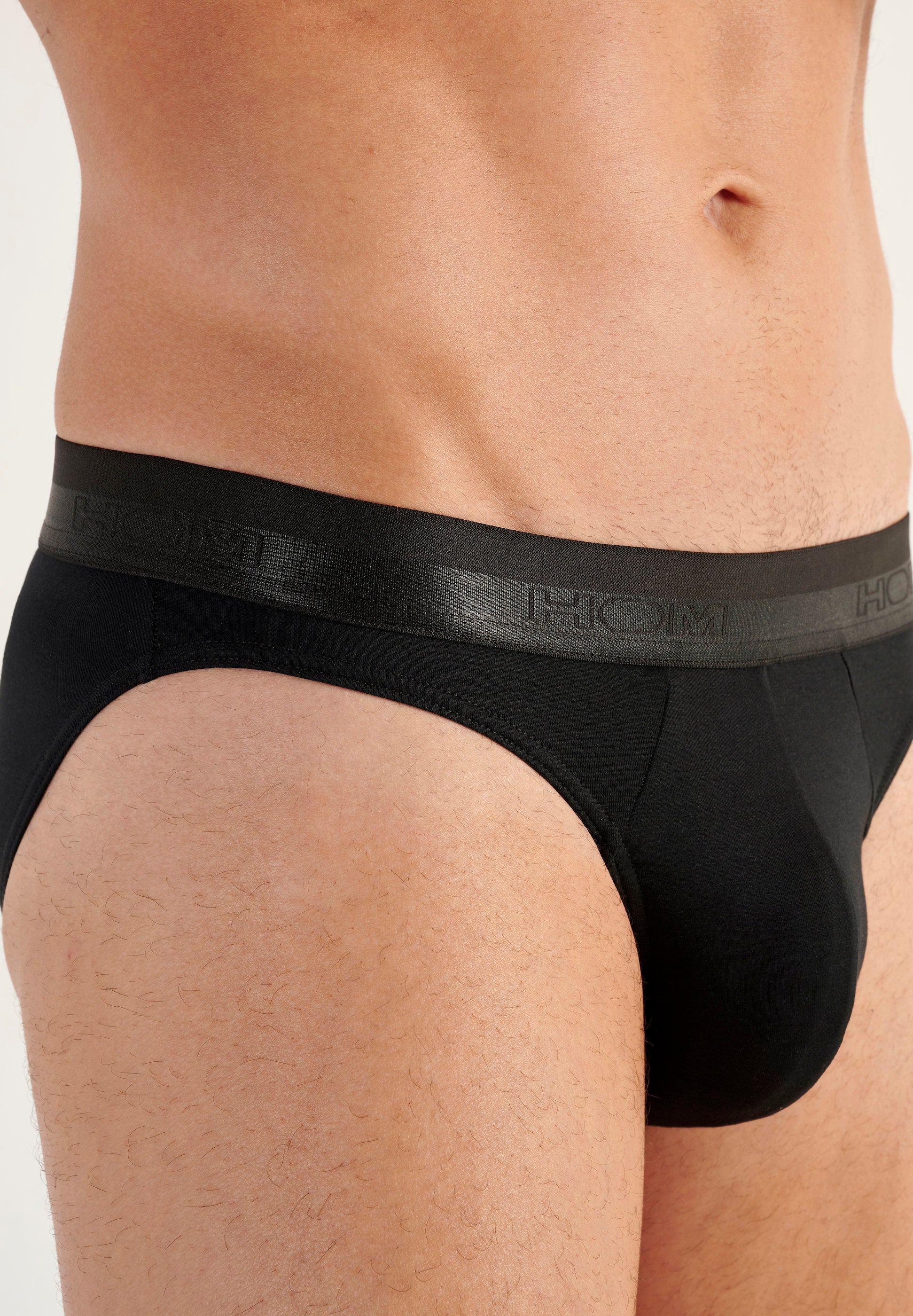hom-classic-mini-slip-homme-modal-coton-noir-400204-noir image 5