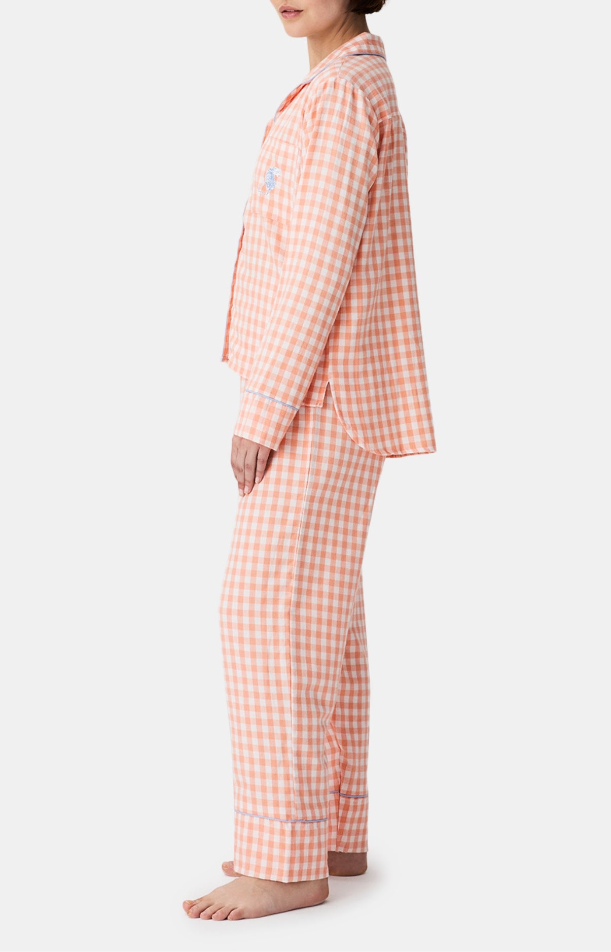 arthur-bob-nina-pyjama-flanelle-femme-orange image 4