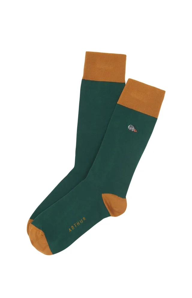 arthur-bob-h-risson-chaussettes-homme-vert-40-46 image 1