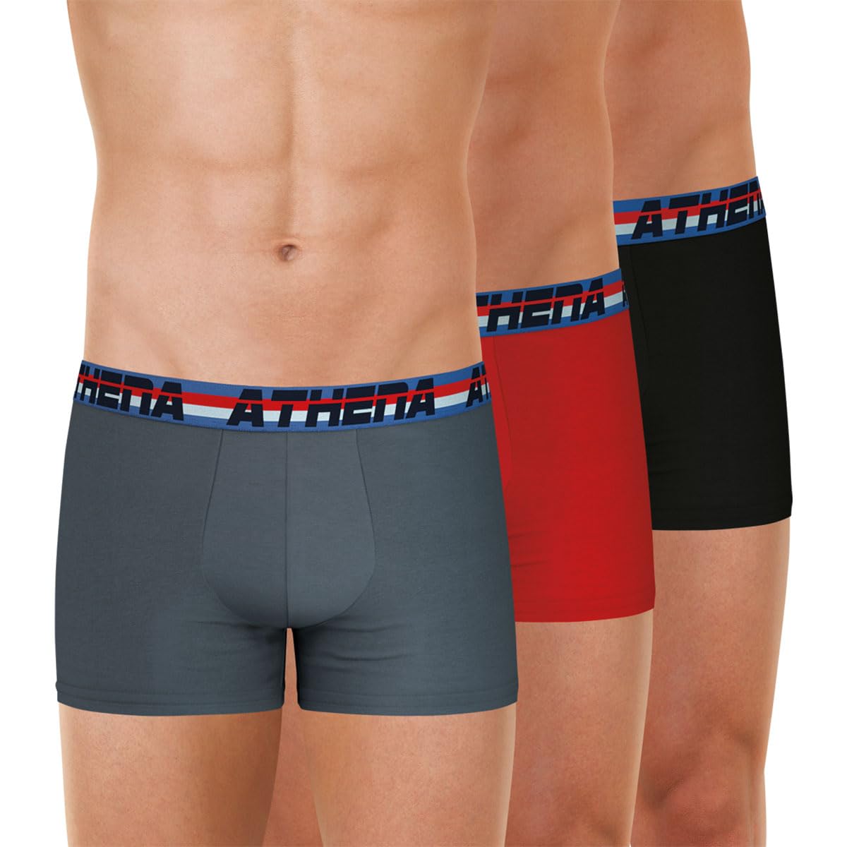 athena-720-stretch-boxer-homme-lot-3-noir-stretch image 6