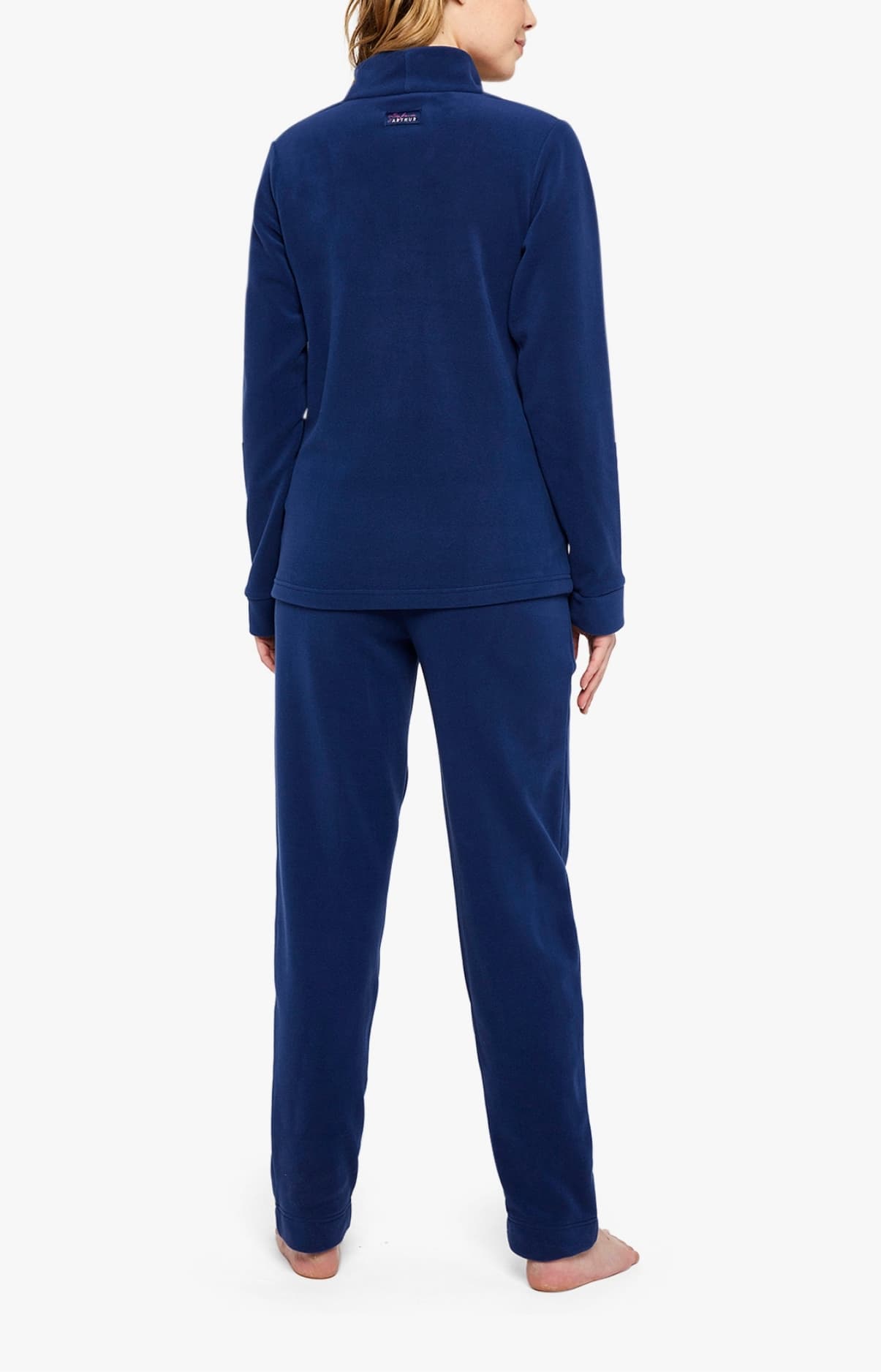 arthur-bob-marine-pyjama-femme-polaire-boutonn image 4