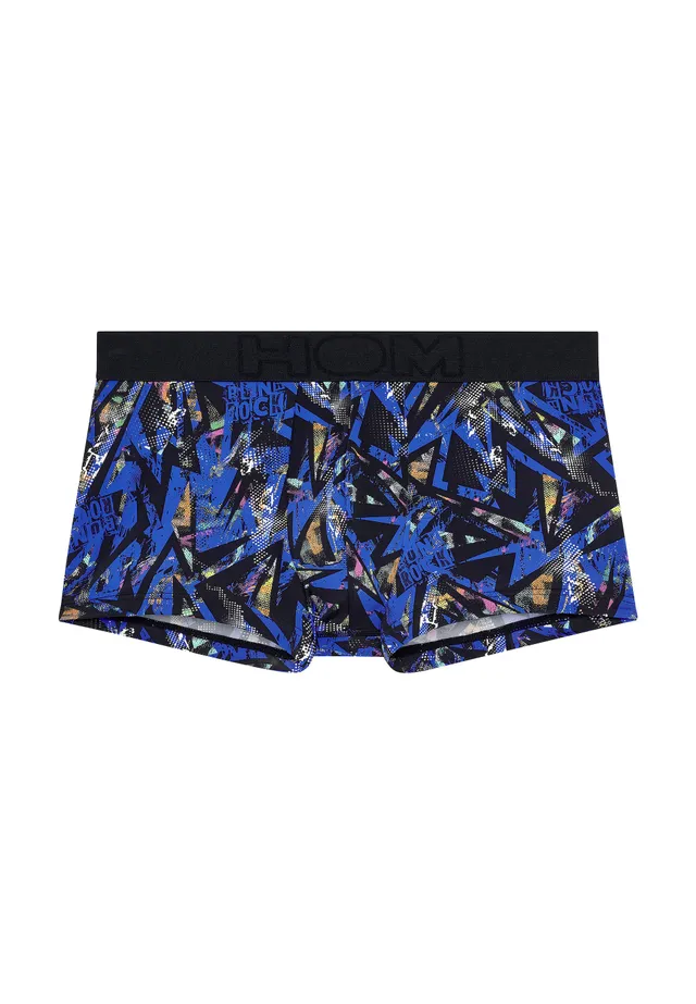 hom-clash-boxer-trunk-homme-bleu-imprim-graphique image 1