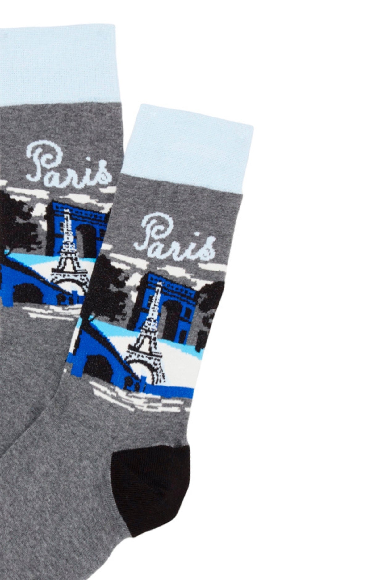 arthur-bob-paris-gris-chaussettes-homme-coton-bio-40-46 image 2
