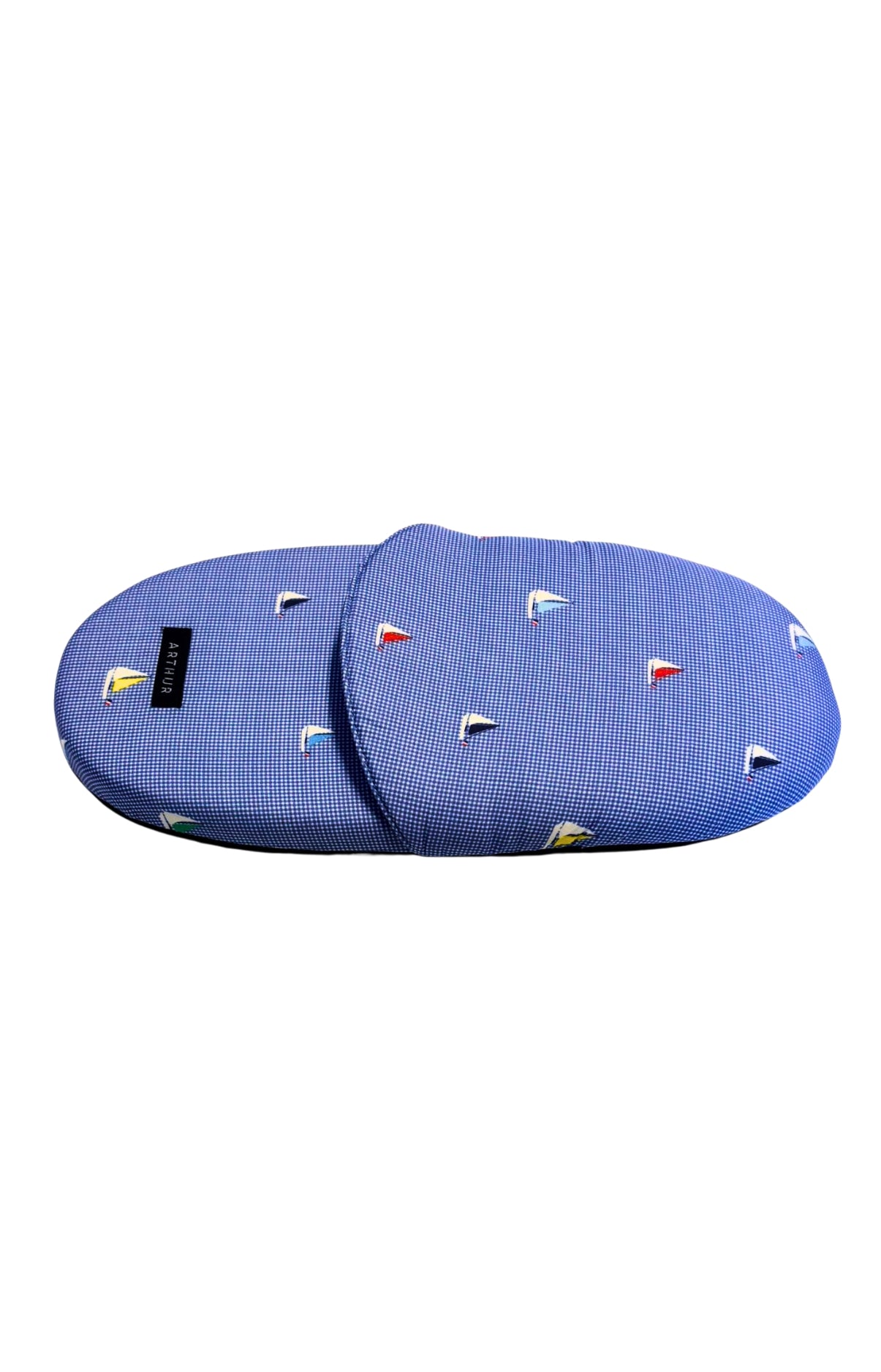 arthur-bob-boat-pantoufles-homme-ciel-coton-bio image 3