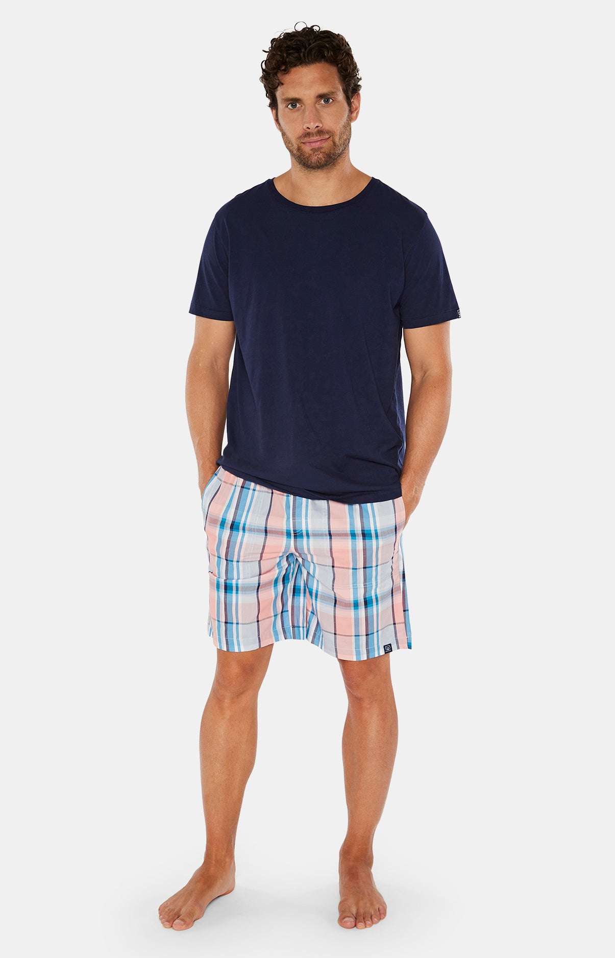 arthur-bob-tee-shirt-coton-pima-bleu-marine-homme image 6