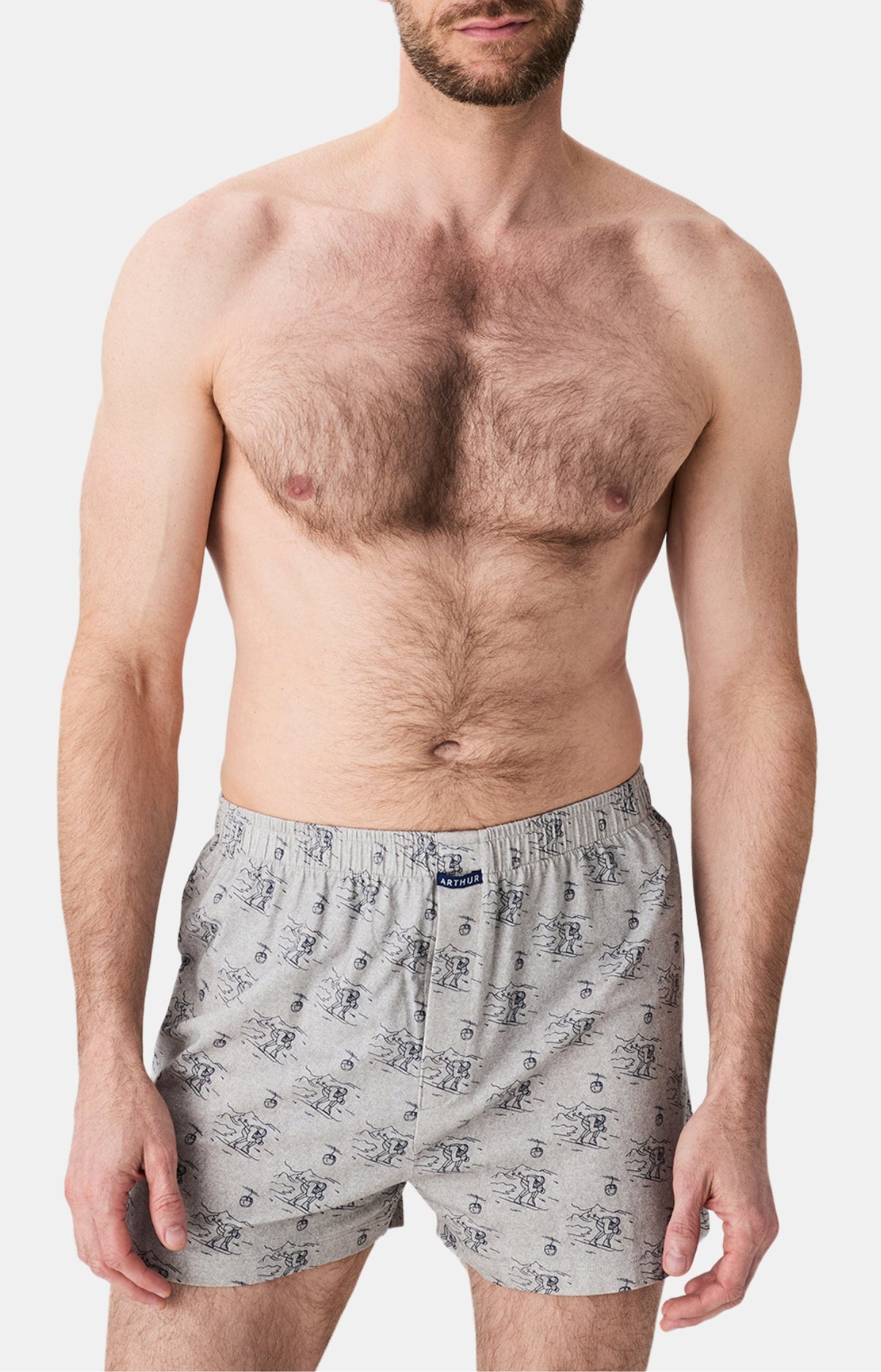 arthur-le-club-cale-on-descente-de-lit-jersey-coton-gris image 2