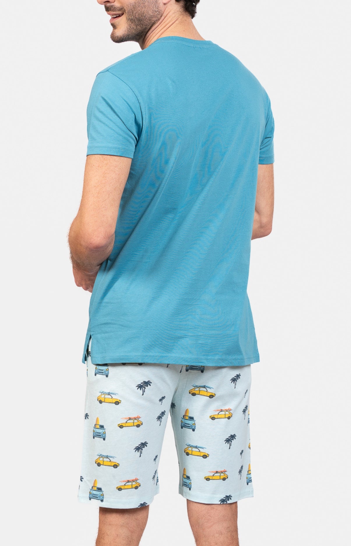 arthur-bob-voiture-pyjashort-homme-coton-ciel image 7
