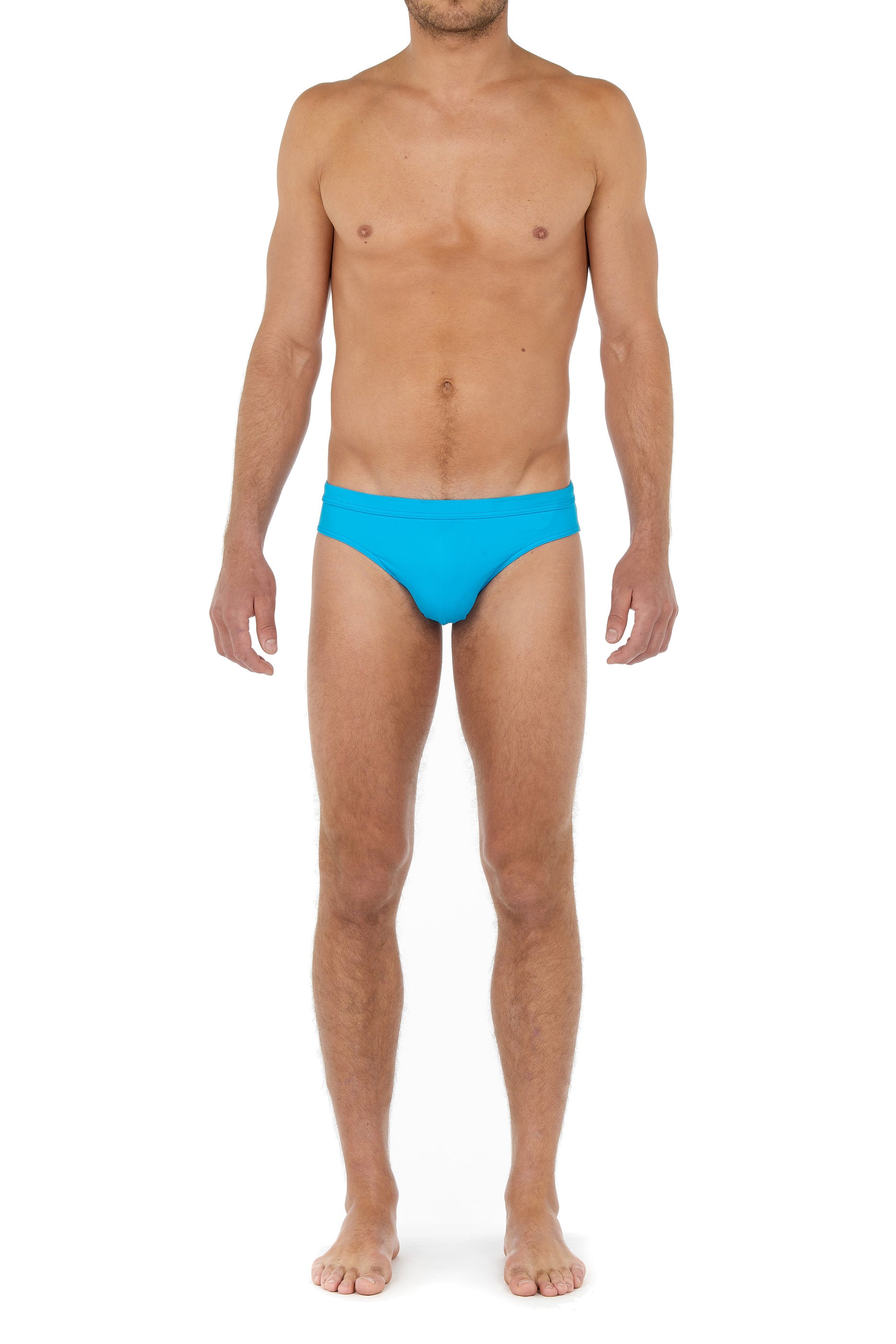 hom-h-fresh-sea-life-mini-slip-de-bain-homme-turquoise image 2