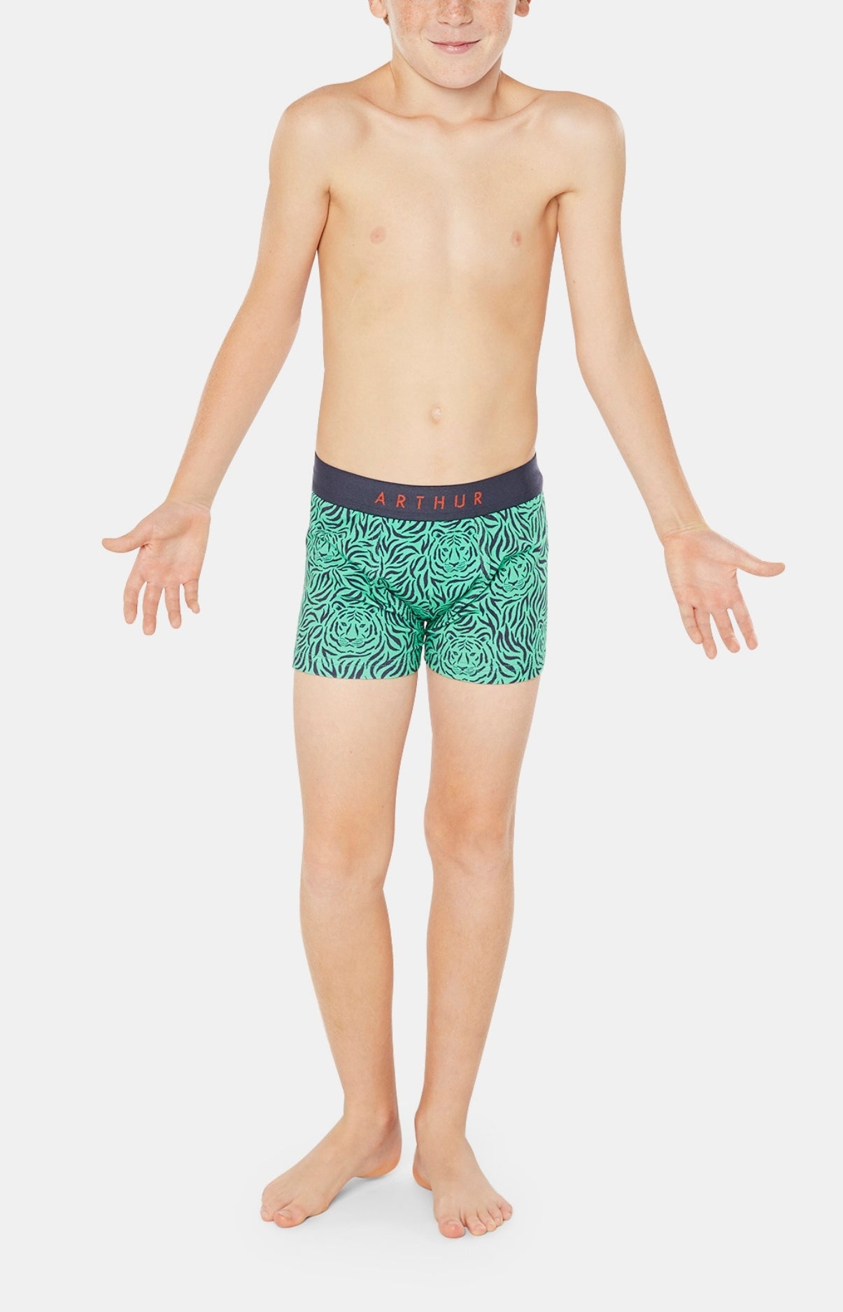 arthur-bob-tigre-boxer-enfant-vert-gar-on image 2