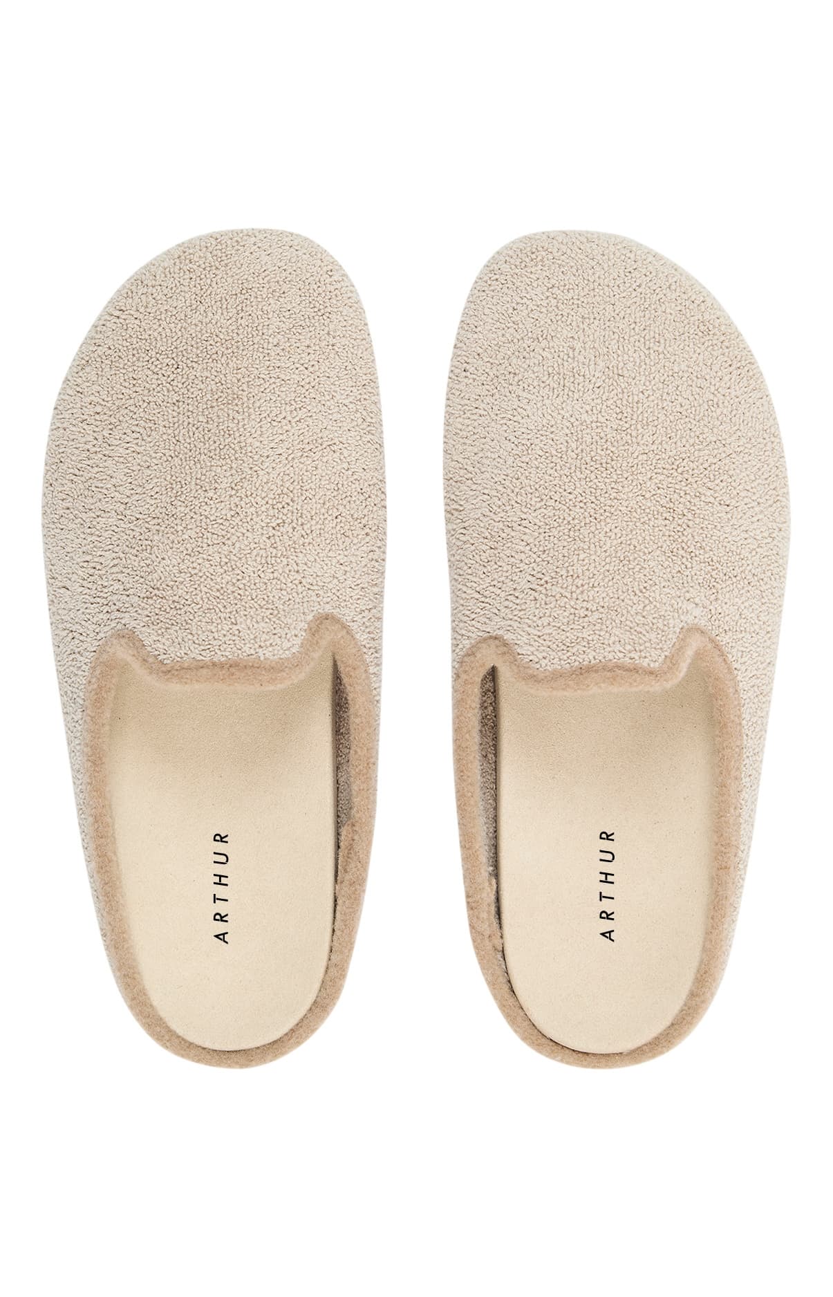 arthur-bob-ponge-beige-mules-taupe-semelle-cuir image 3