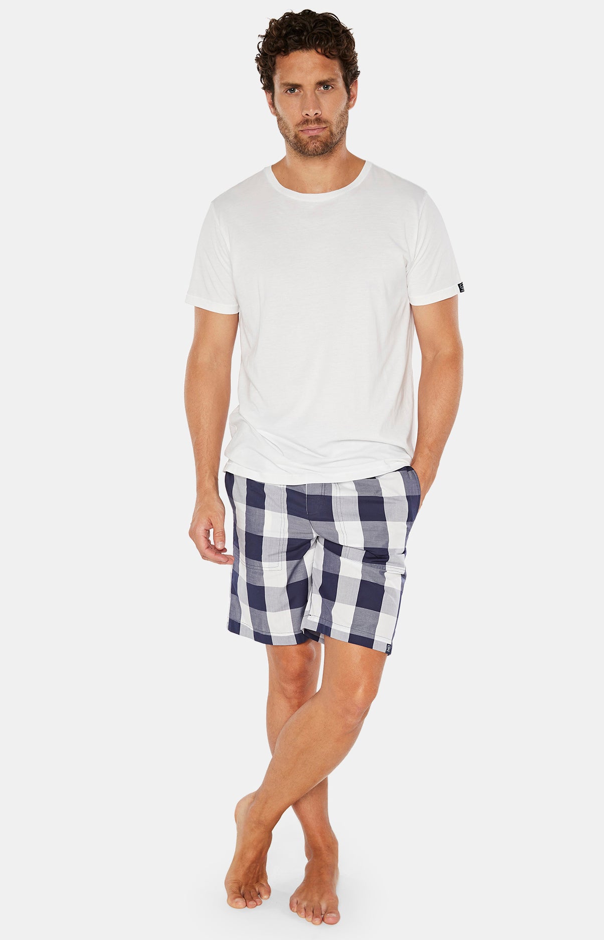 arthur-bob-tee-shirt-coton-pima-blanc-homme image 4