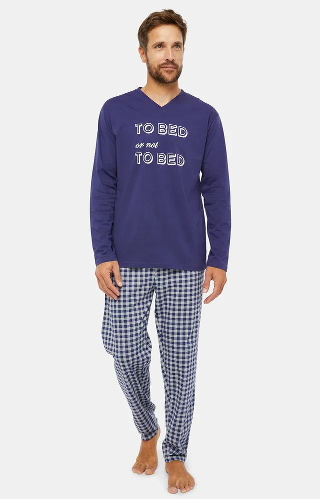 arthur-bob-bed-or-not-to-bed-pyjama-bleu-jersey-coton image 1