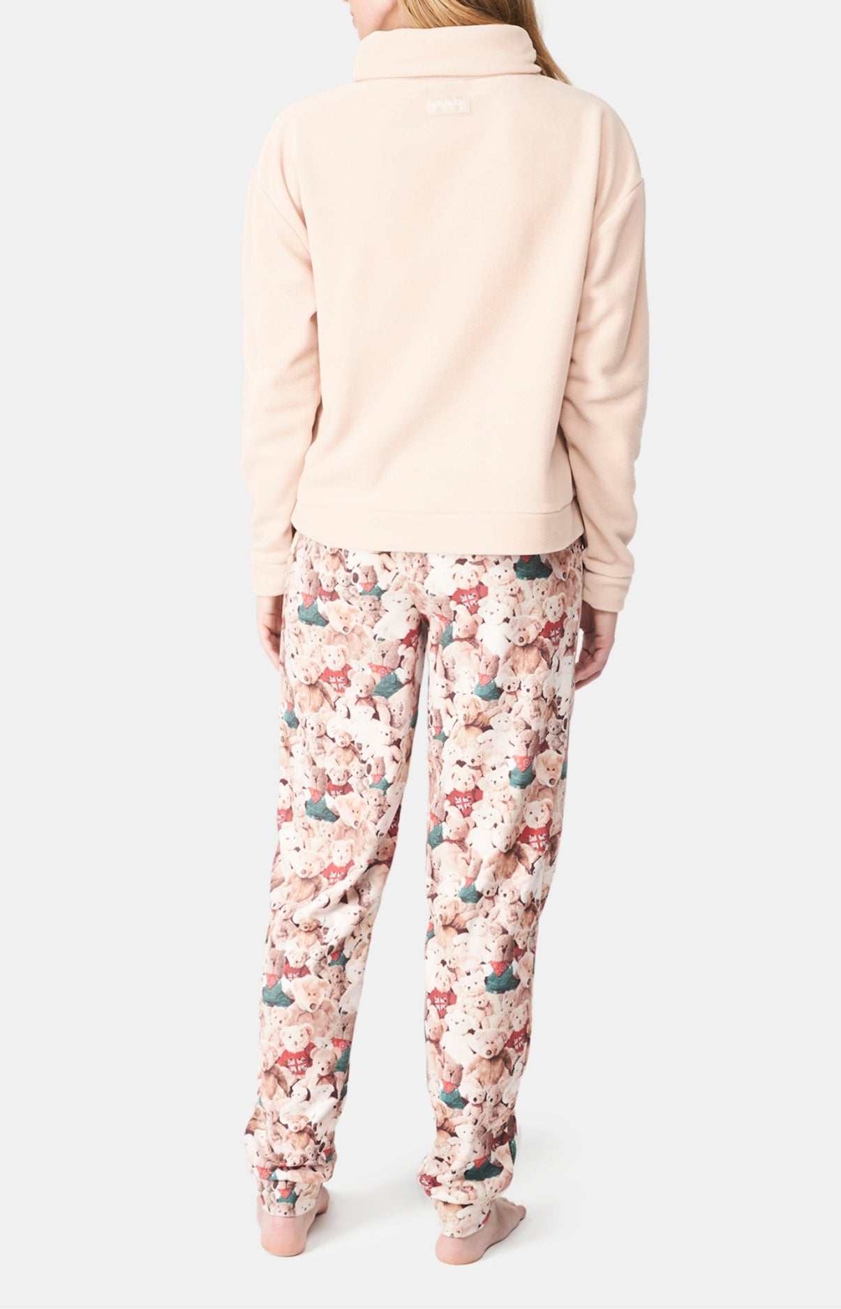 arthur-bob-teddy-bear-pyjama-femme-brun-polaire image 5