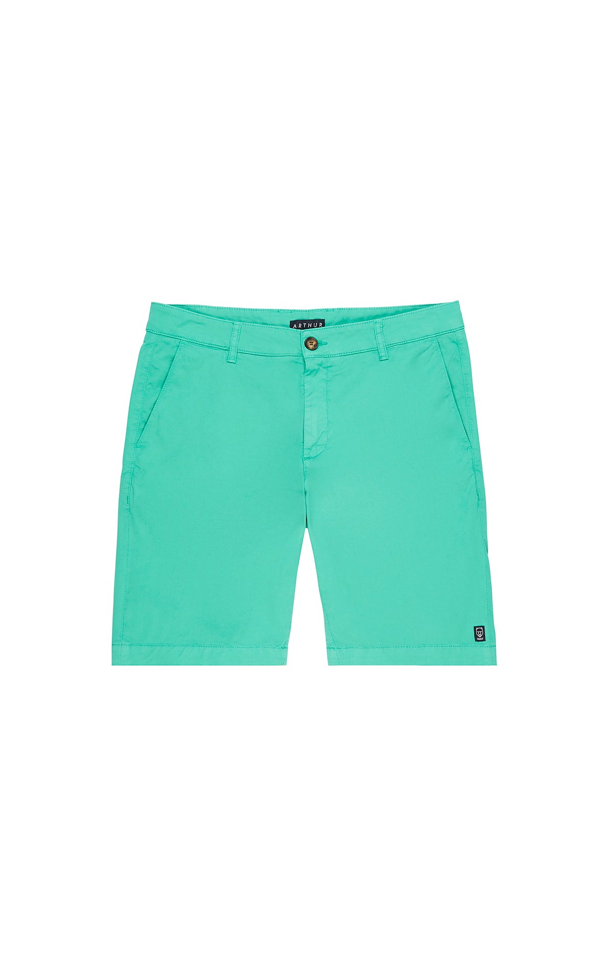 arthur-bob-bermuda-uni-vert-homme-m-gabardine-coton image 3