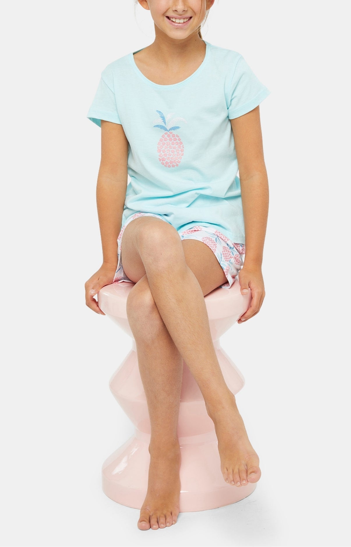 arthur-bob-ananas-pyjashort-enfant-sable-coton-bio image 2