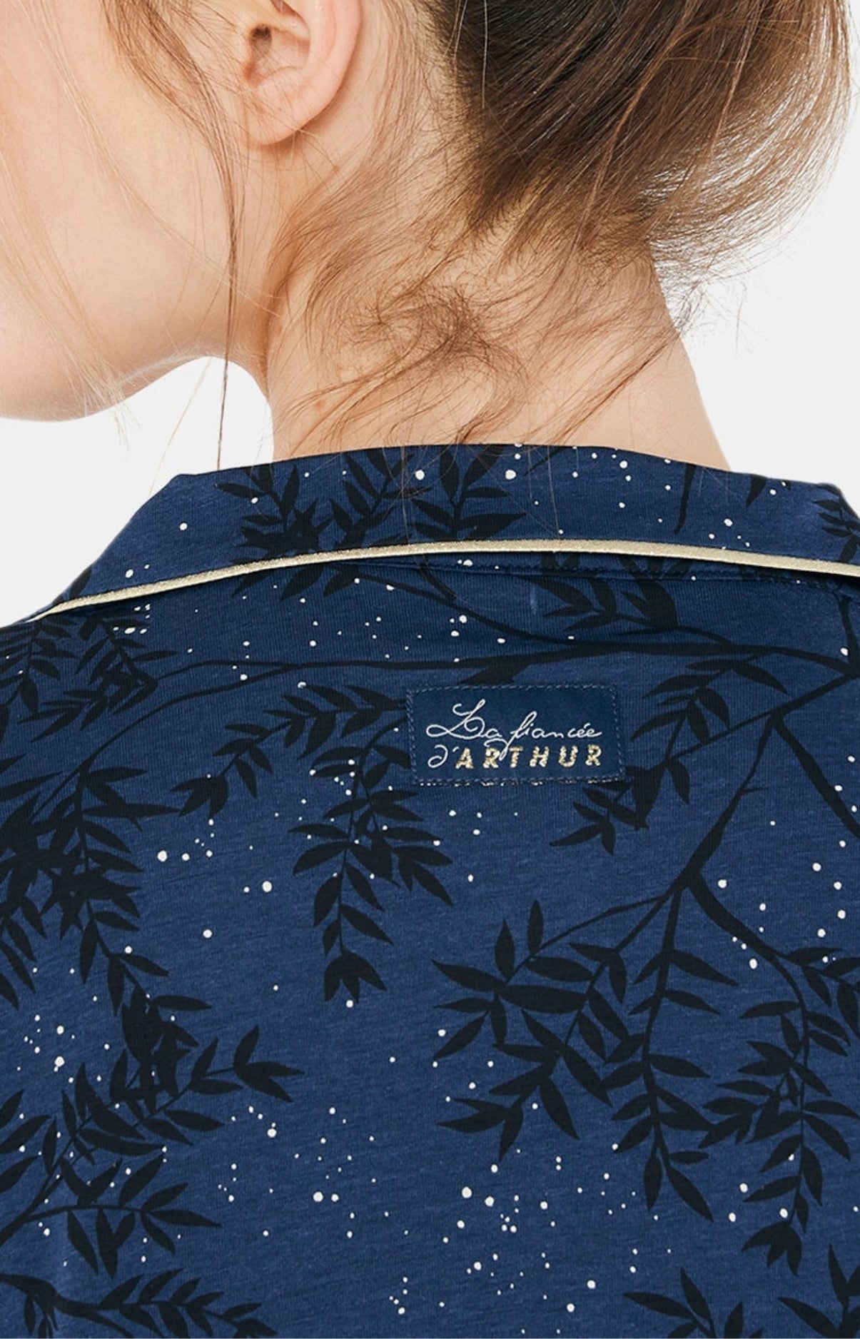 arthur-good-night-pyjama-boutonn-femme-marine-l image 6