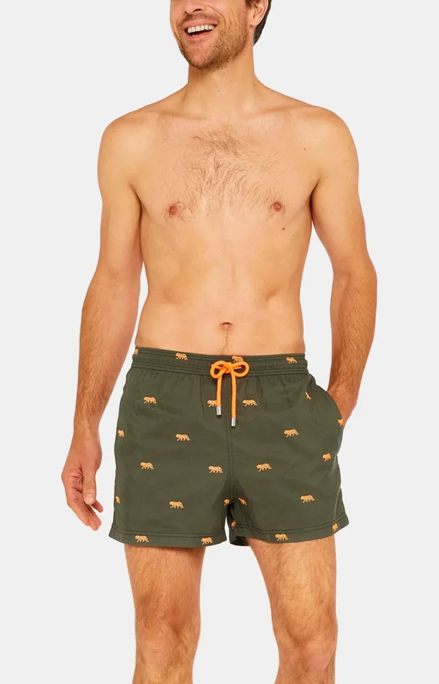 arthur-bob-petit-tigre-short-de-bain-kaki-recycl image 1