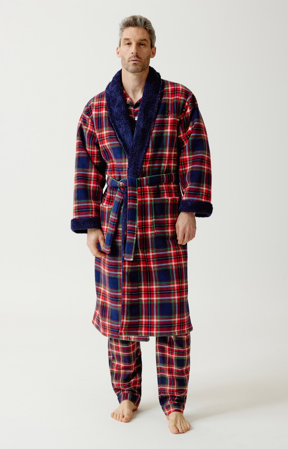 arthur-bob-l-on-robe-de-chambre-polaire-rouge image 1