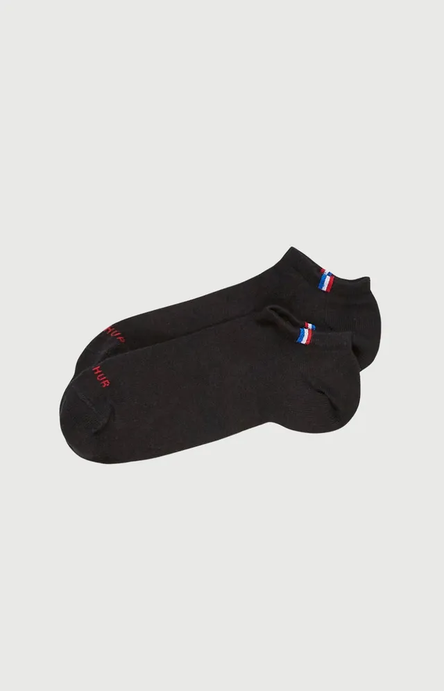 arthur-bob-chaussettes-invisibles-coton-noir-lot-2-femme image 1