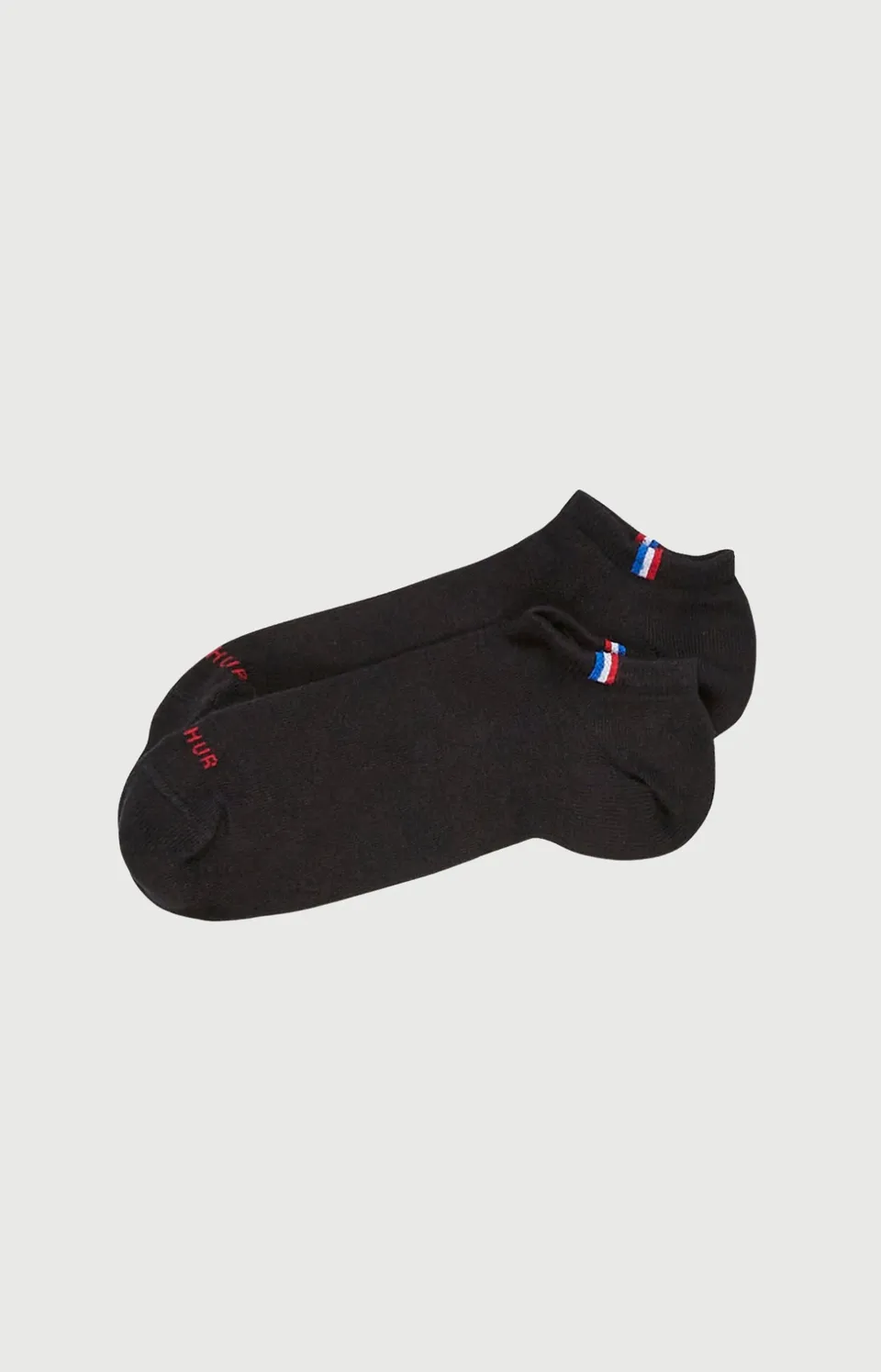 arthur-bob-chaussettes-invisibles-coton-noir-lot-2-femme image 1