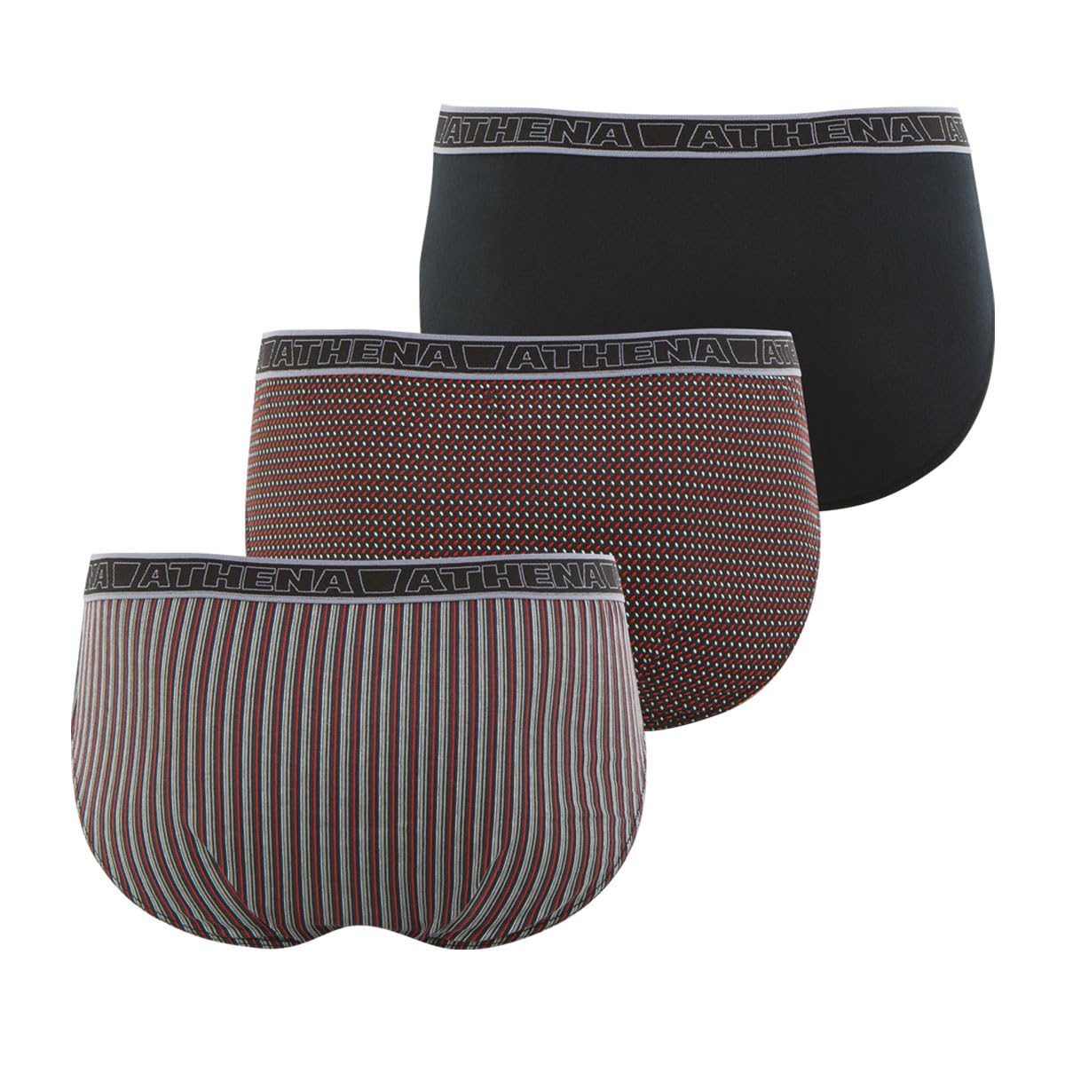 athena-basic-coton-lot-3-slips-homme-100-coton image 3