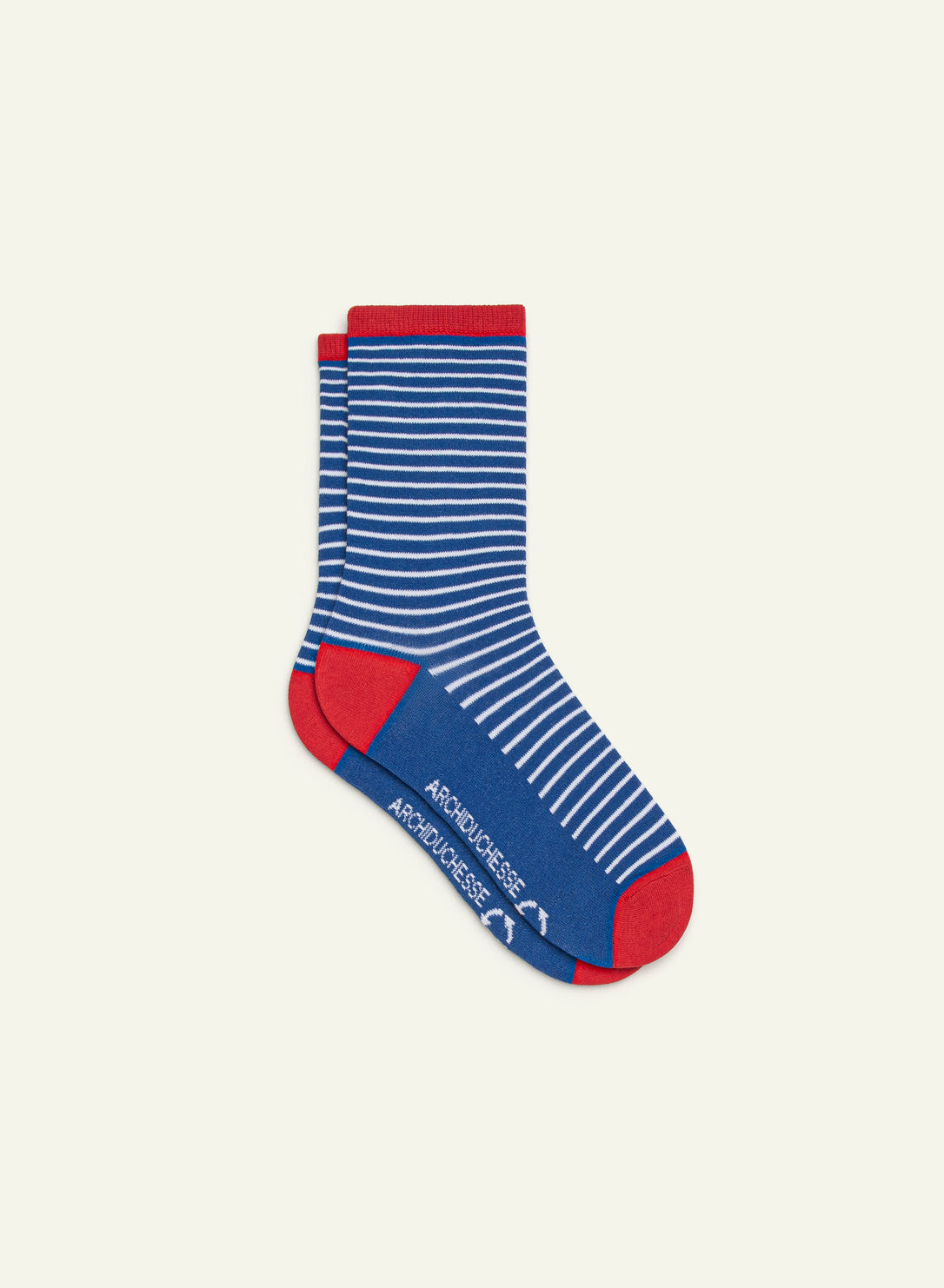 archiduchesse-recycl-e-tretat-chaussettes-ray-es-bleu-36-41 image 2