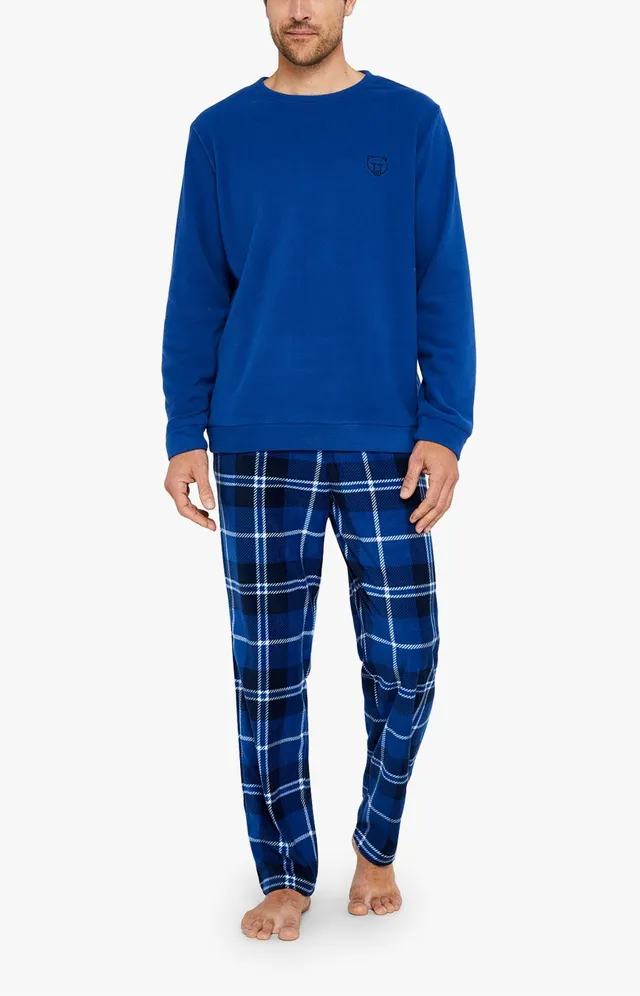 arthur-bob-ralf-pyjama-polaire-marine-homme image 1