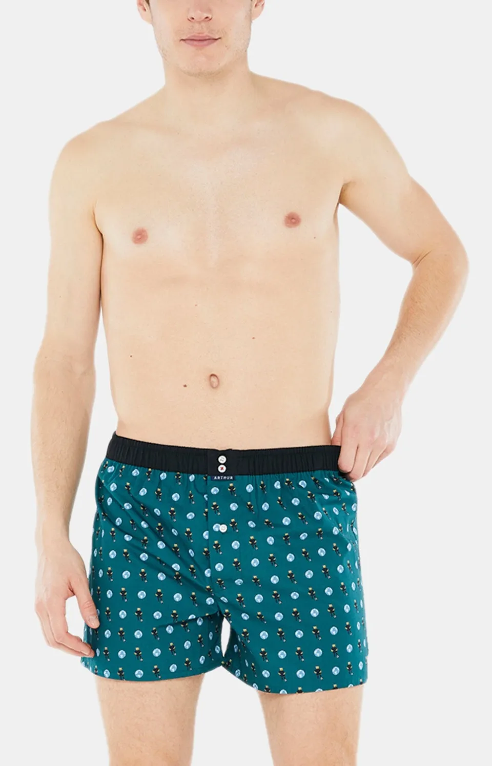 arthur-le-club-n-1003-cale-on-coton-bio-sapin image 1