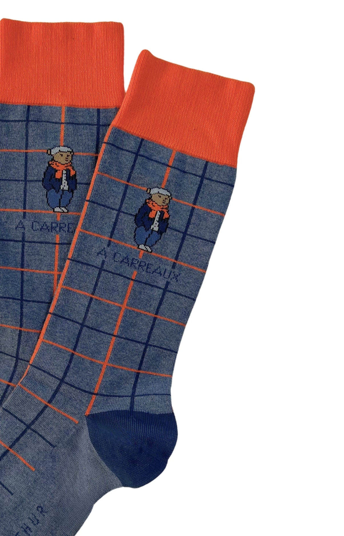 arthur-bob-oliver-bleu-chaussettes-coton-bleu-40-46 image 2
