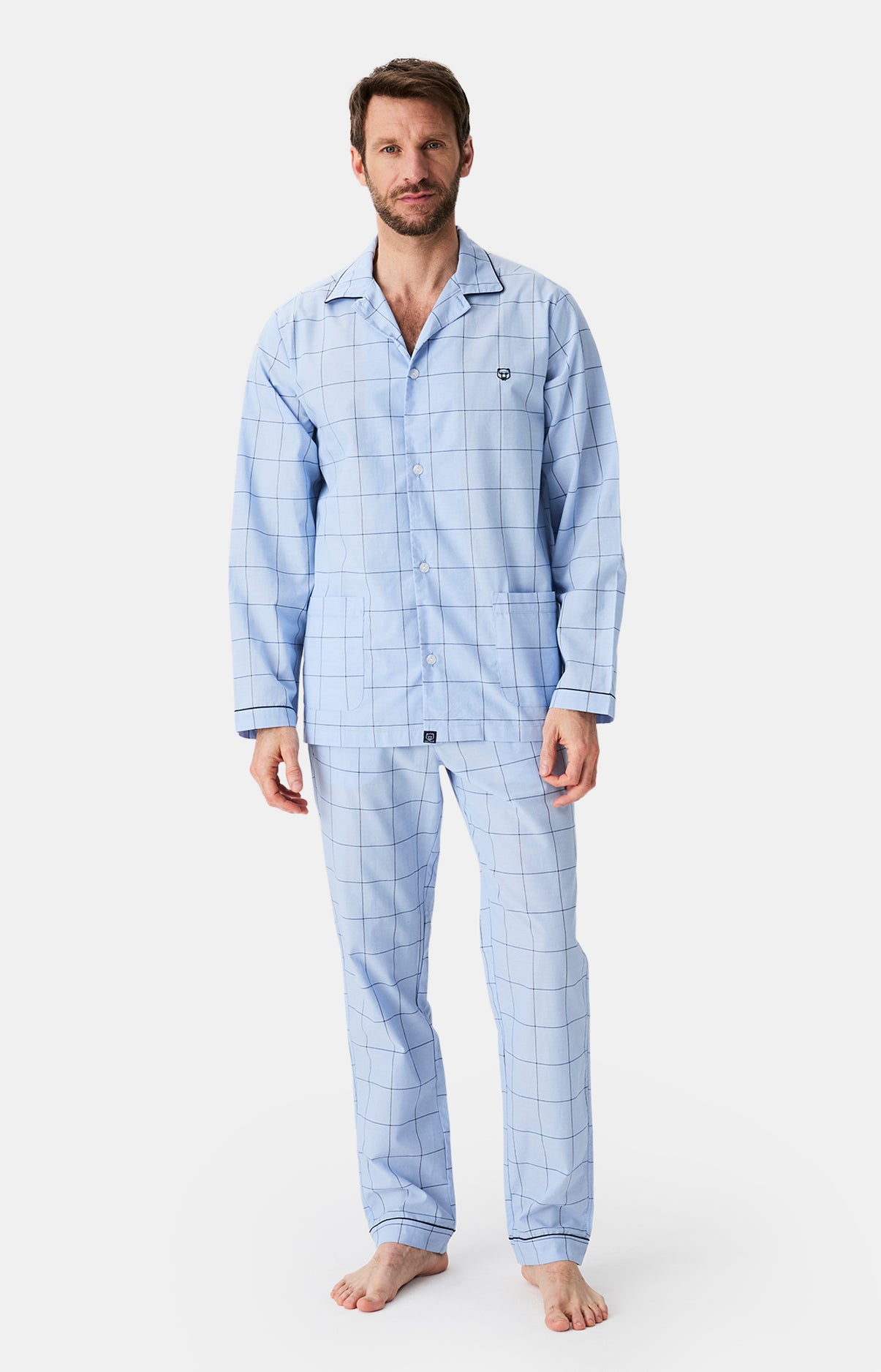 arthur-bob-n-009-pyjama-coton-homme-ciel image 1