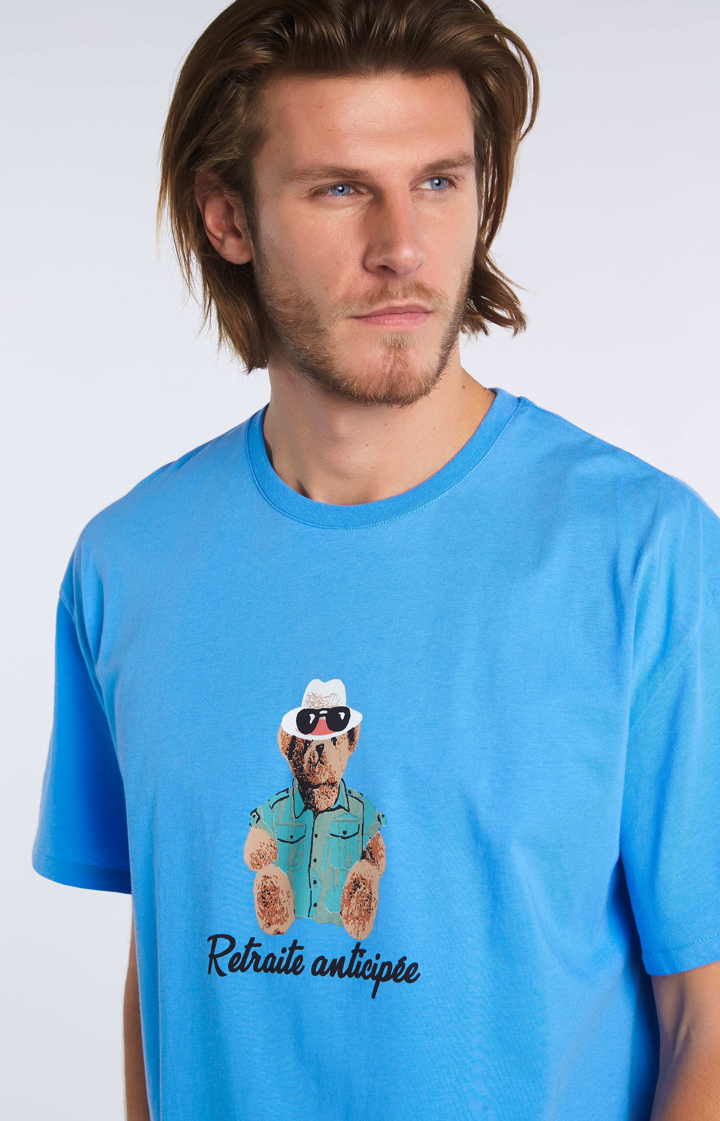 arthur-bob-teddy-maxi-tee-shirt-azur-coton image 8