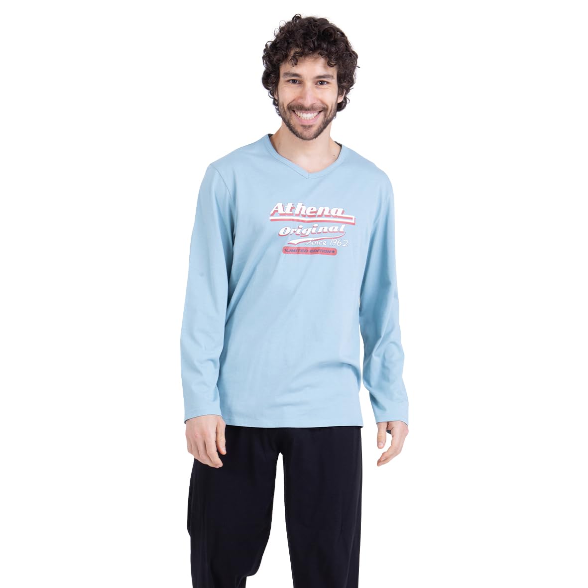 athena-graphic-pyjama-homme-s-rigraphi-anthracite image 7