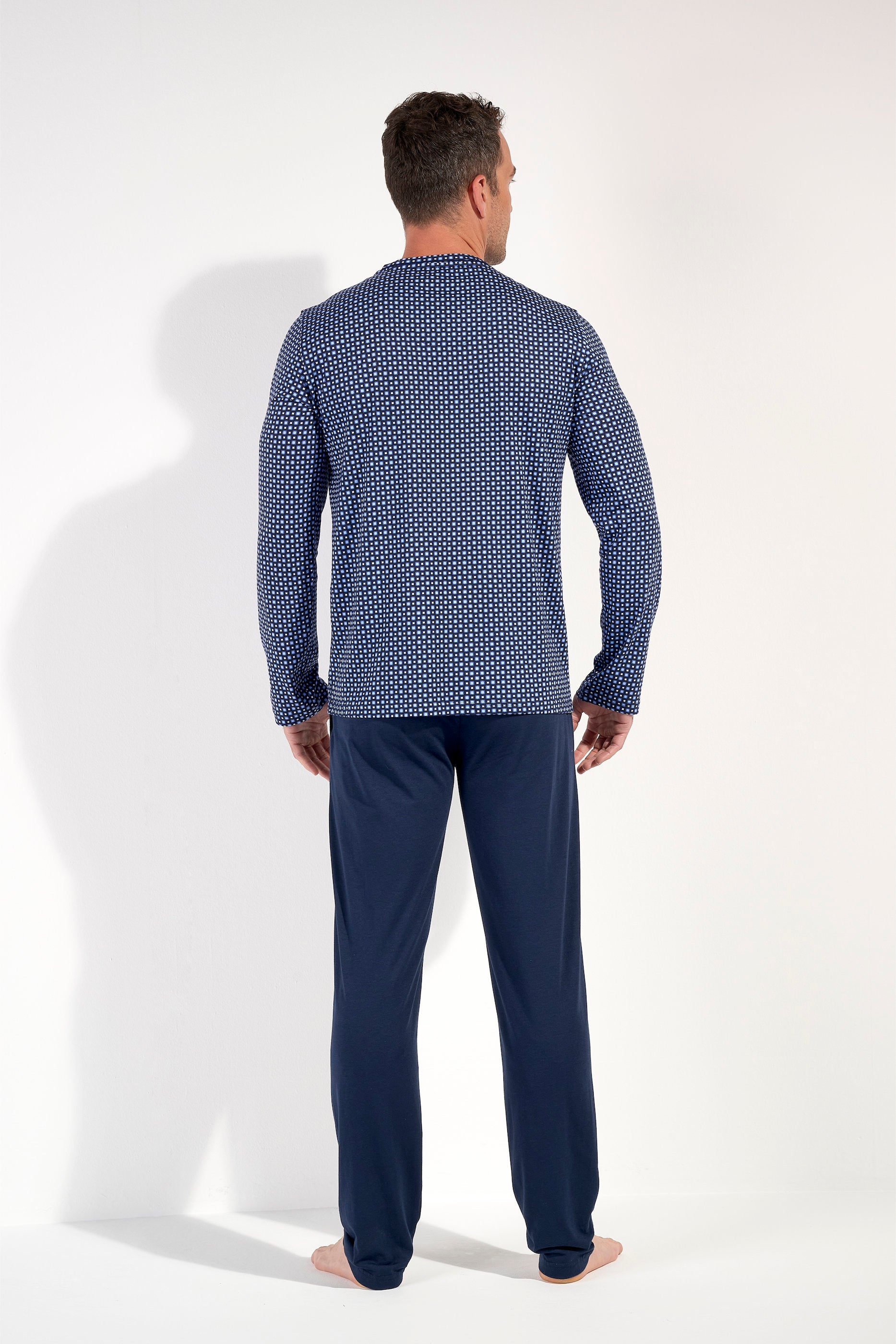 hom-hampton-pyjama-long-homme-navy-print-modal image 6
