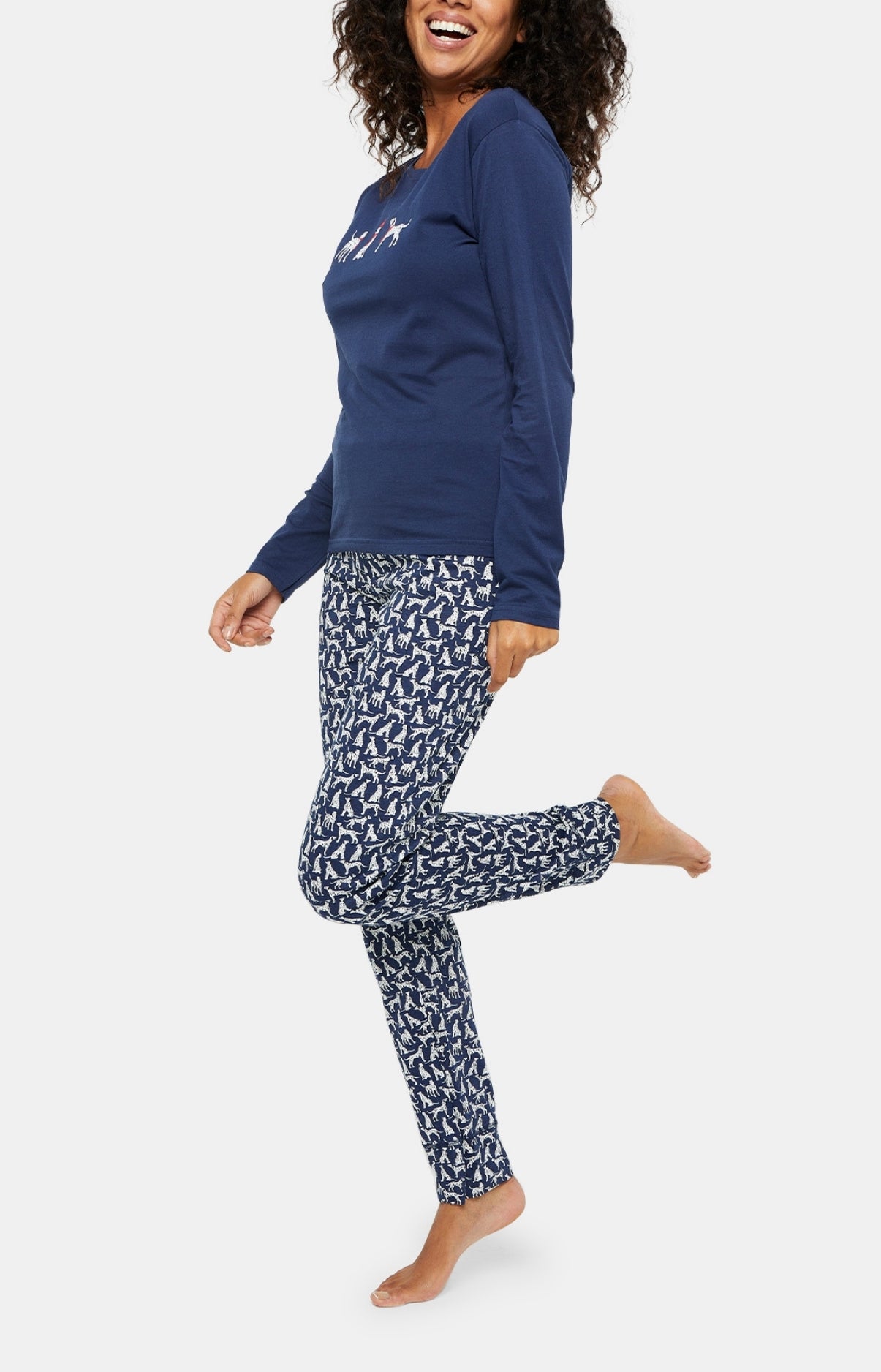 arthur-bob-dalmatien-pyjama-coton-marine-36-44 image 3