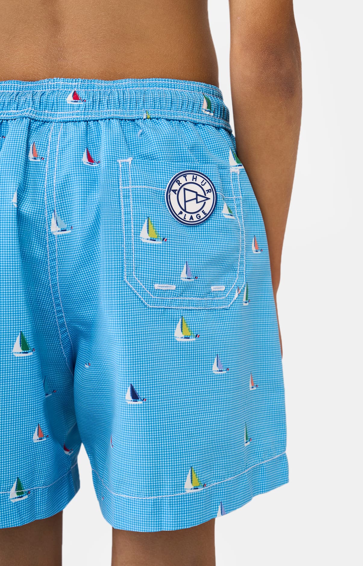 arthur-bob-short-de-bain-enfant-boat-bleu image 6