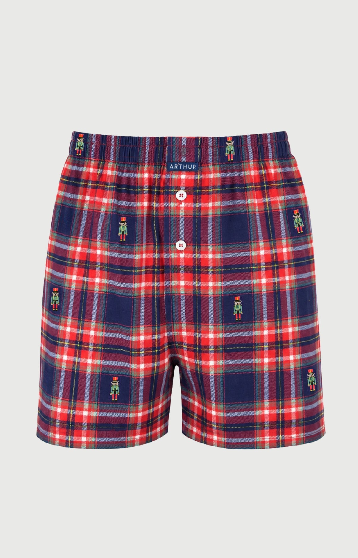 arthur-le-club-l-on-cale-on-homme-marine-carreaux image 2