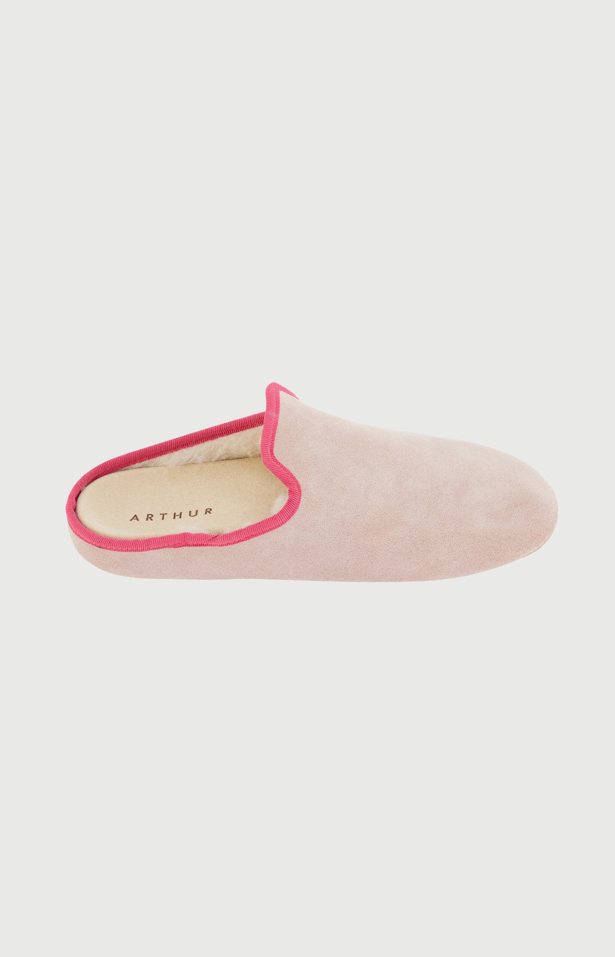 arthur-bob-chaussons-cuir-velvette-nude image 1