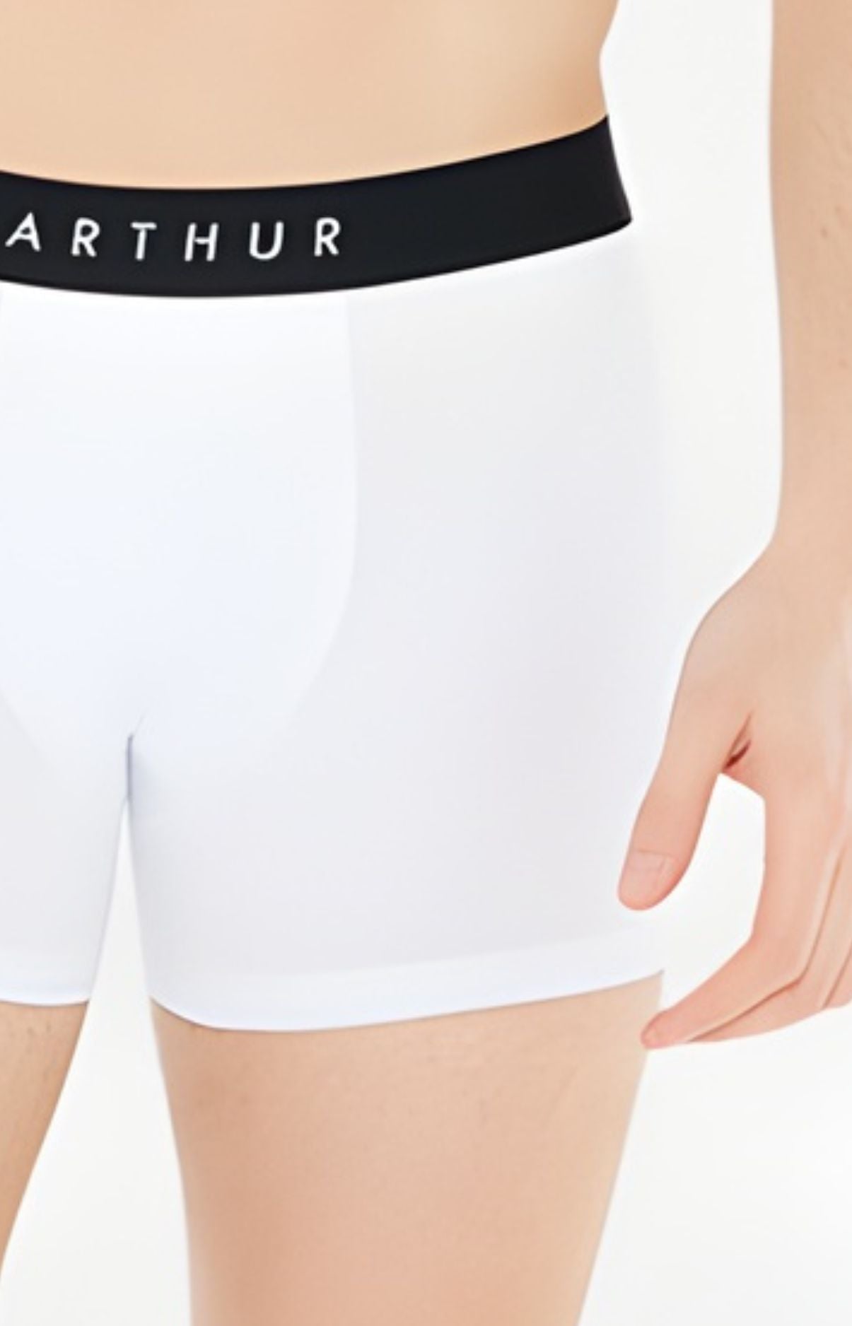 arthur-bob-tradi-boxer-coton-bio-blanc image 1