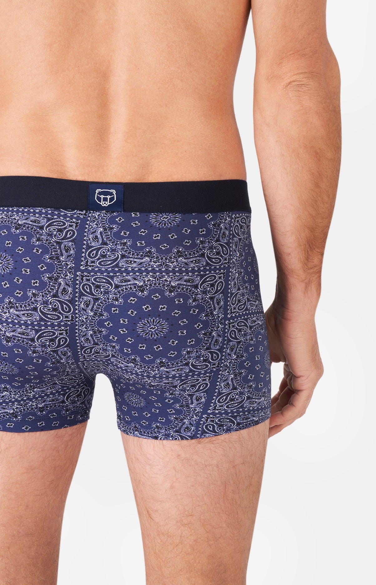 arthur-bob-bandana-boxer-coton-bio-marine image 5