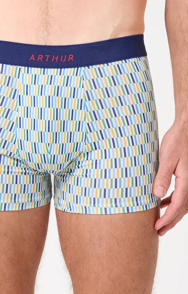 arthur-bob-boxer-jersey-coton-d-cal-multicolore-bio-homme image 1