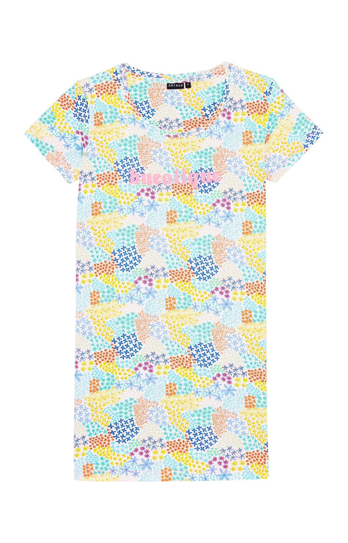 arthur-bob-chemise-de-nuit-bucolique-multicolore-coton image 3