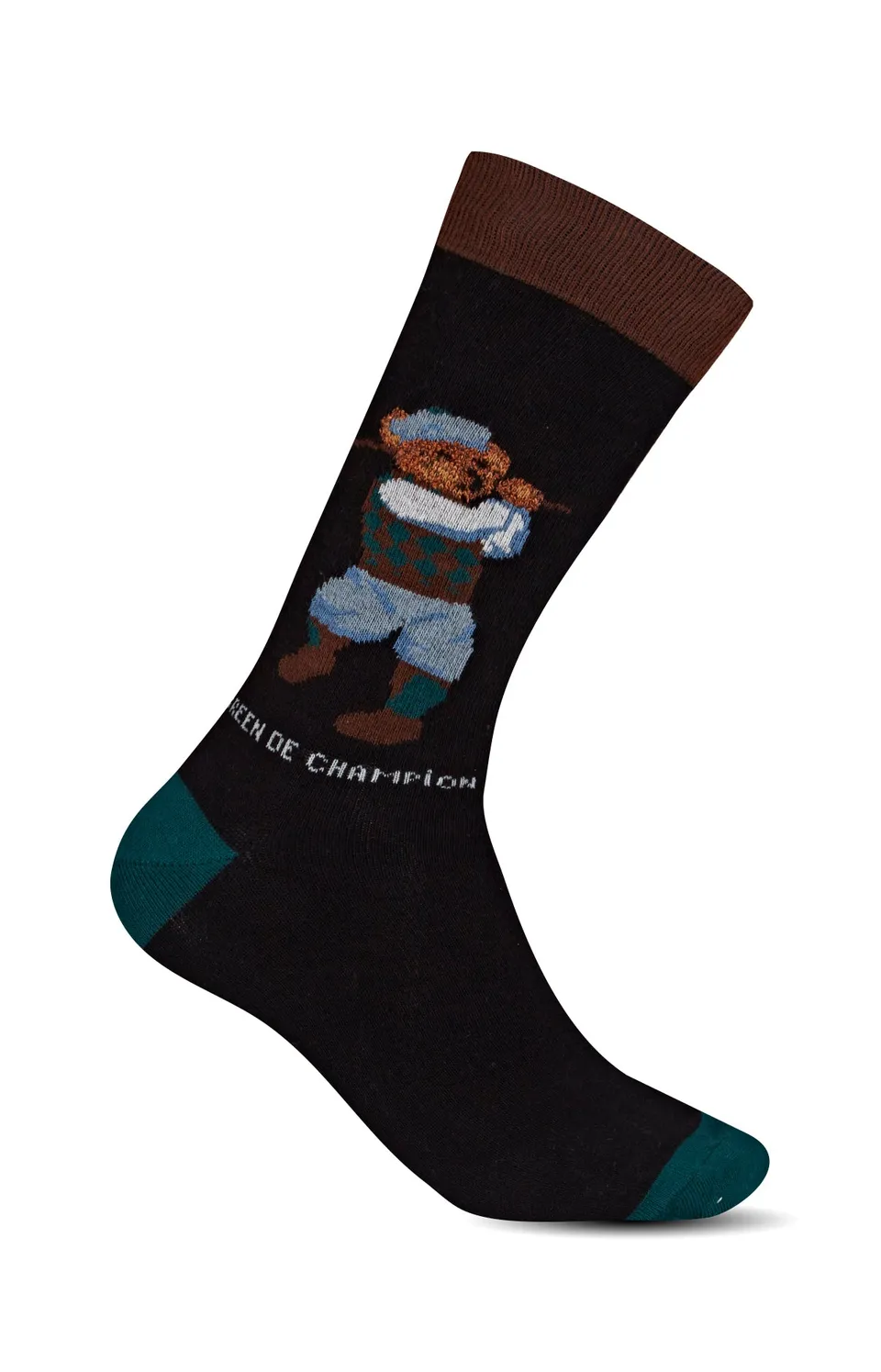 arthur-bob-green-de-champion-chaussettes-noir-confort image 1