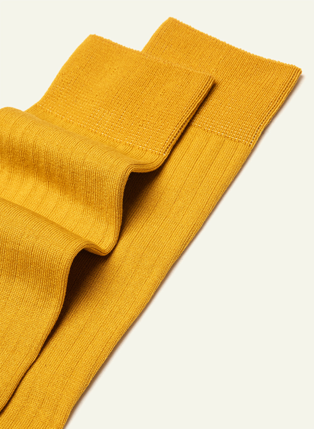 archiduchesse-de-luxe-chaussettes-jaune-safran-fil-d-cosse image 3