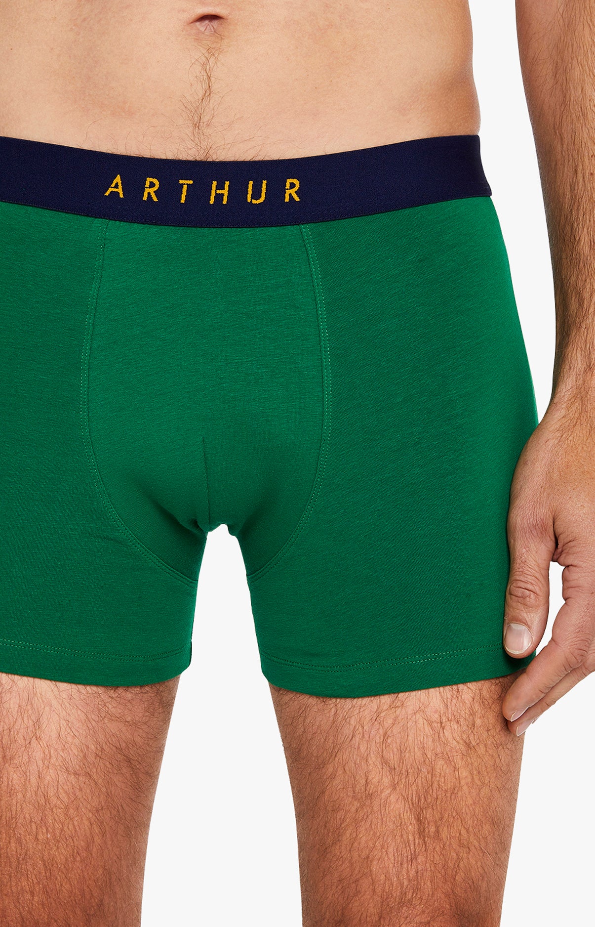arthur-bob-green-boxer-coton-bio-vert-homme image 2