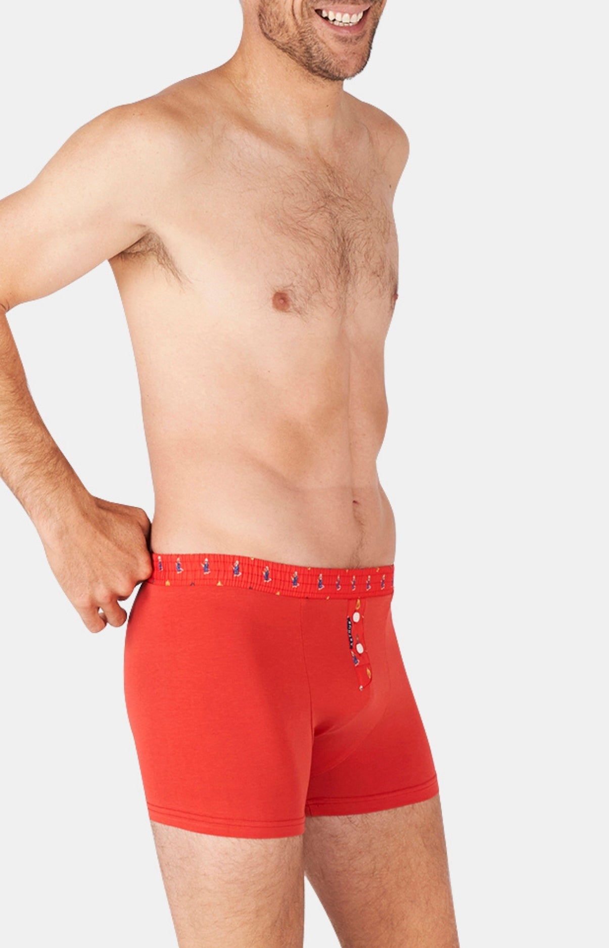 arthur-bob-boxer-club-rouge-coton-homme image 3