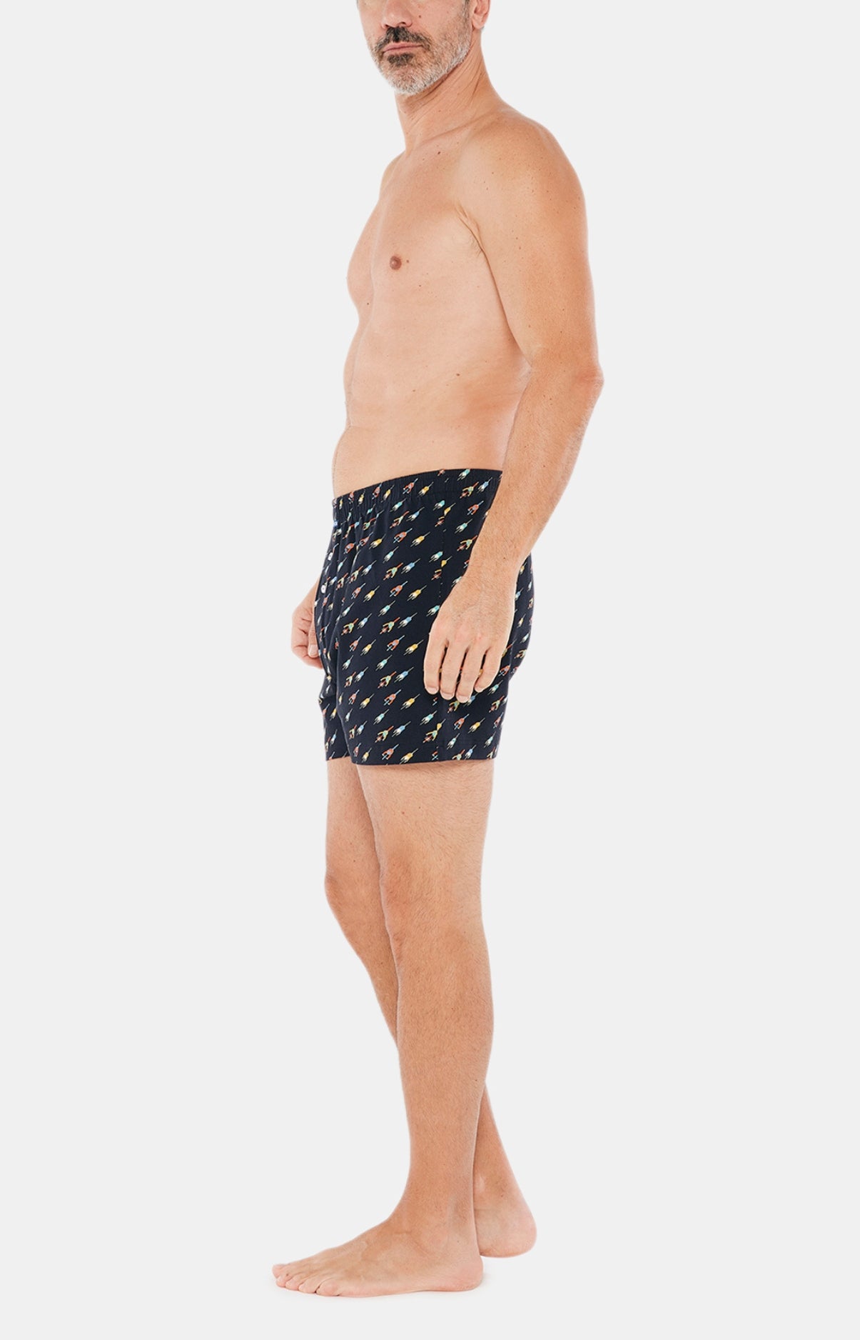 arthur-le-club-cale-on-de-nuit-cycliste-noir-coton-bio image 2