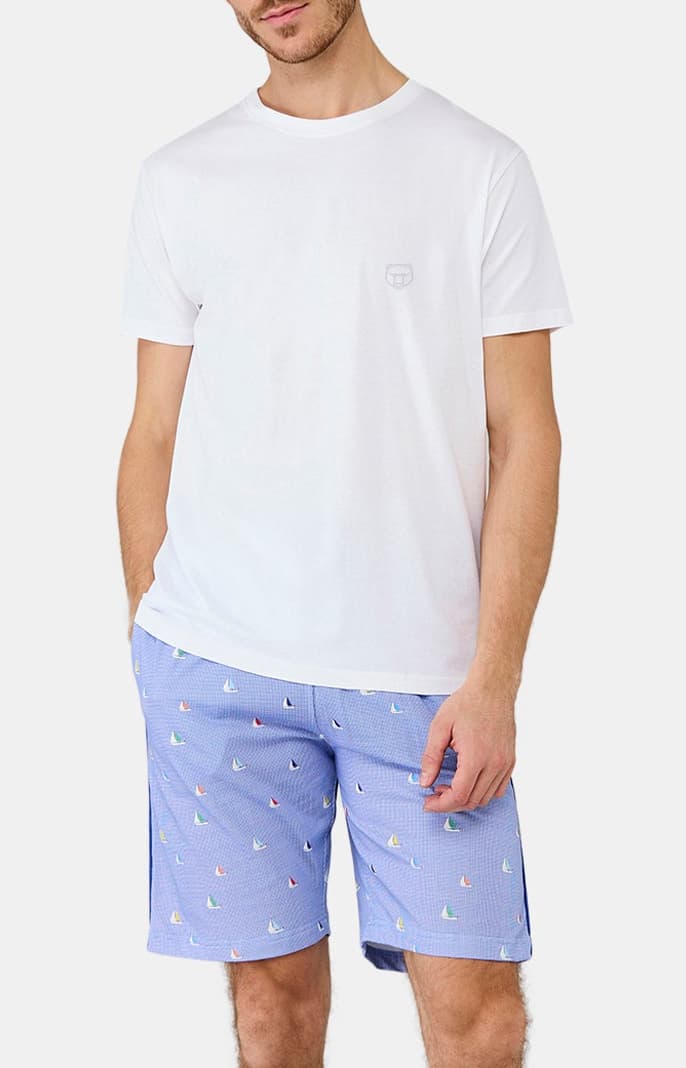 arthur-bob-tee-shirt-coton-l-ger-blanc-homme-m image 4