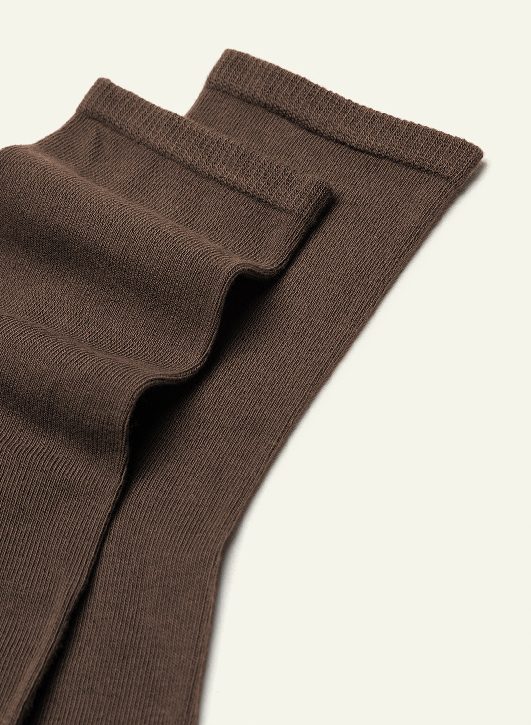 archiduchesse-courte-marron-chocolat-socquettes-coton-unies image 3