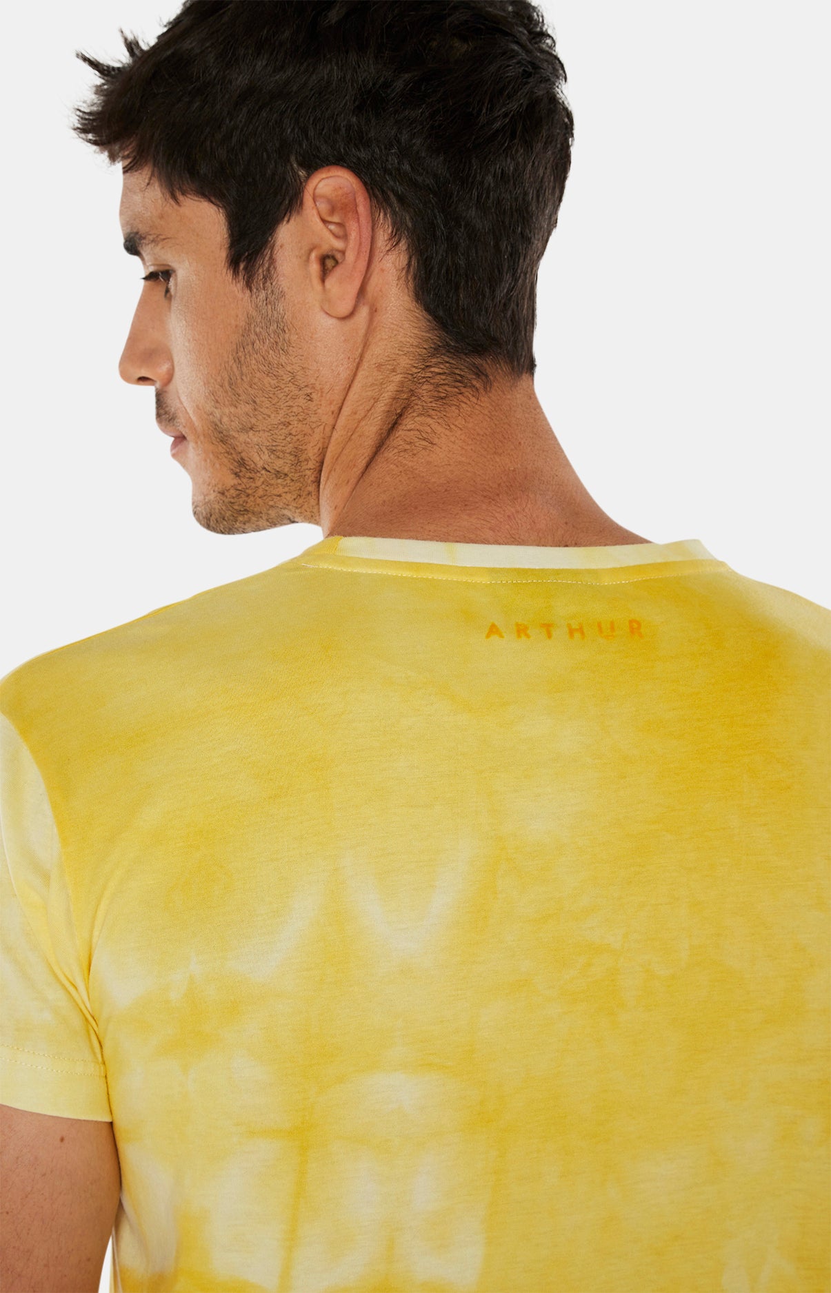 arthur-bob-tee-shirt-swim-jaune-homme-coton-bio image 5