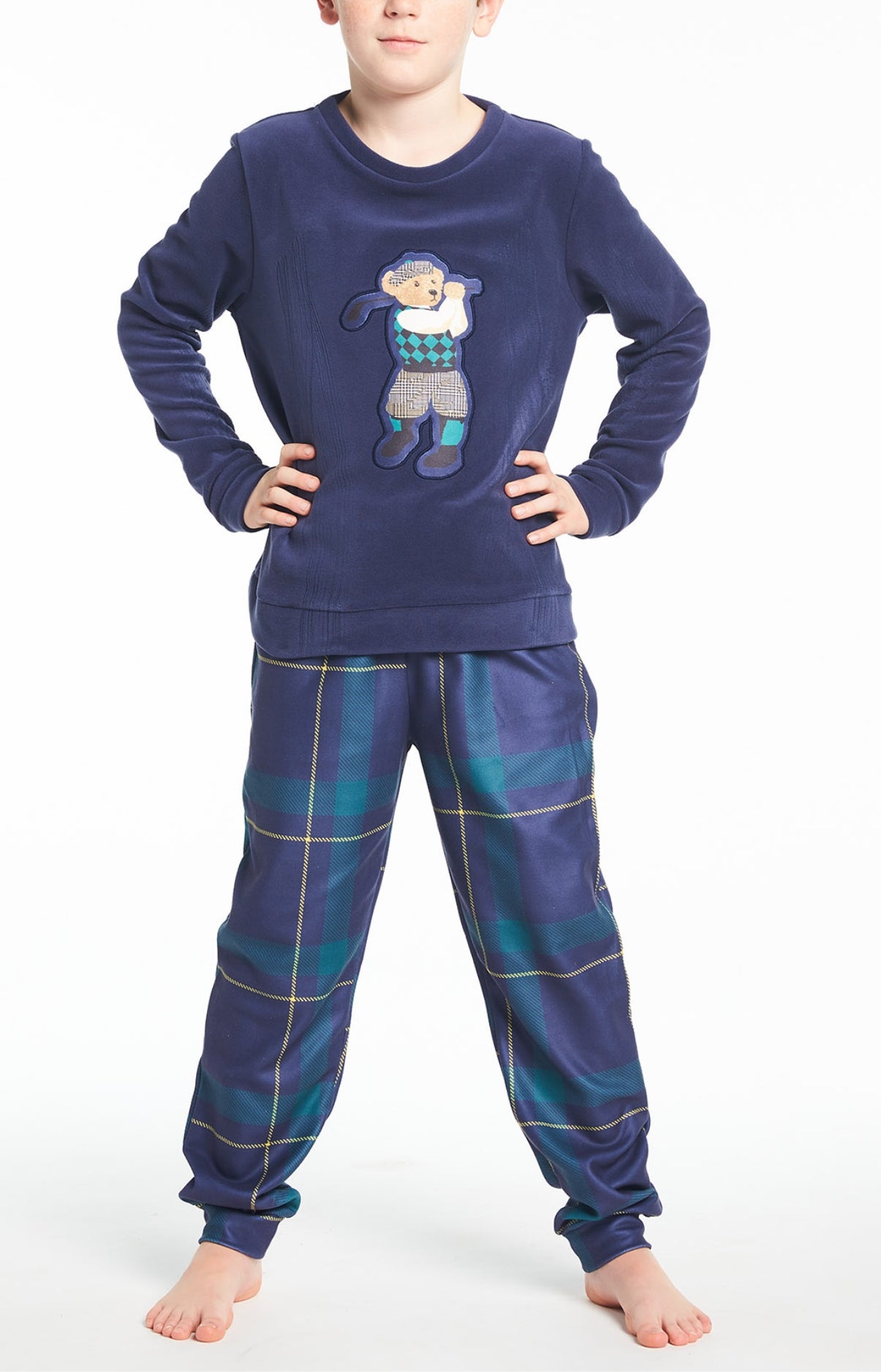 arthur-bob-benjamin-pyjama-polaire-enfant-marine image 5